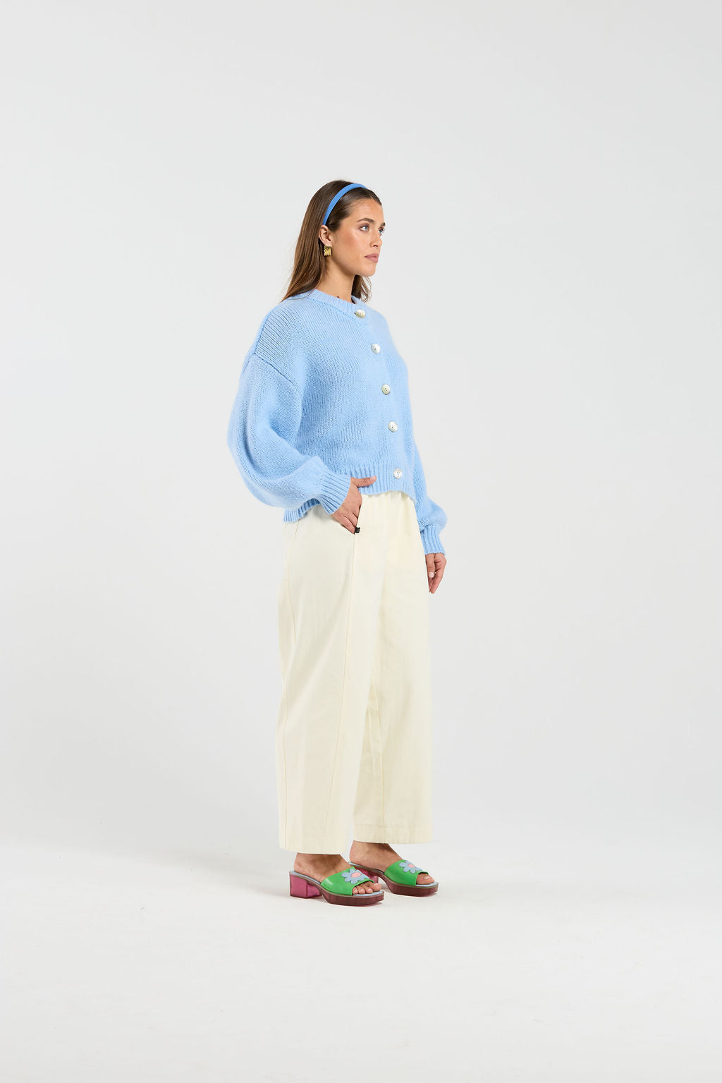 Chloe Cardigan - Bluebell