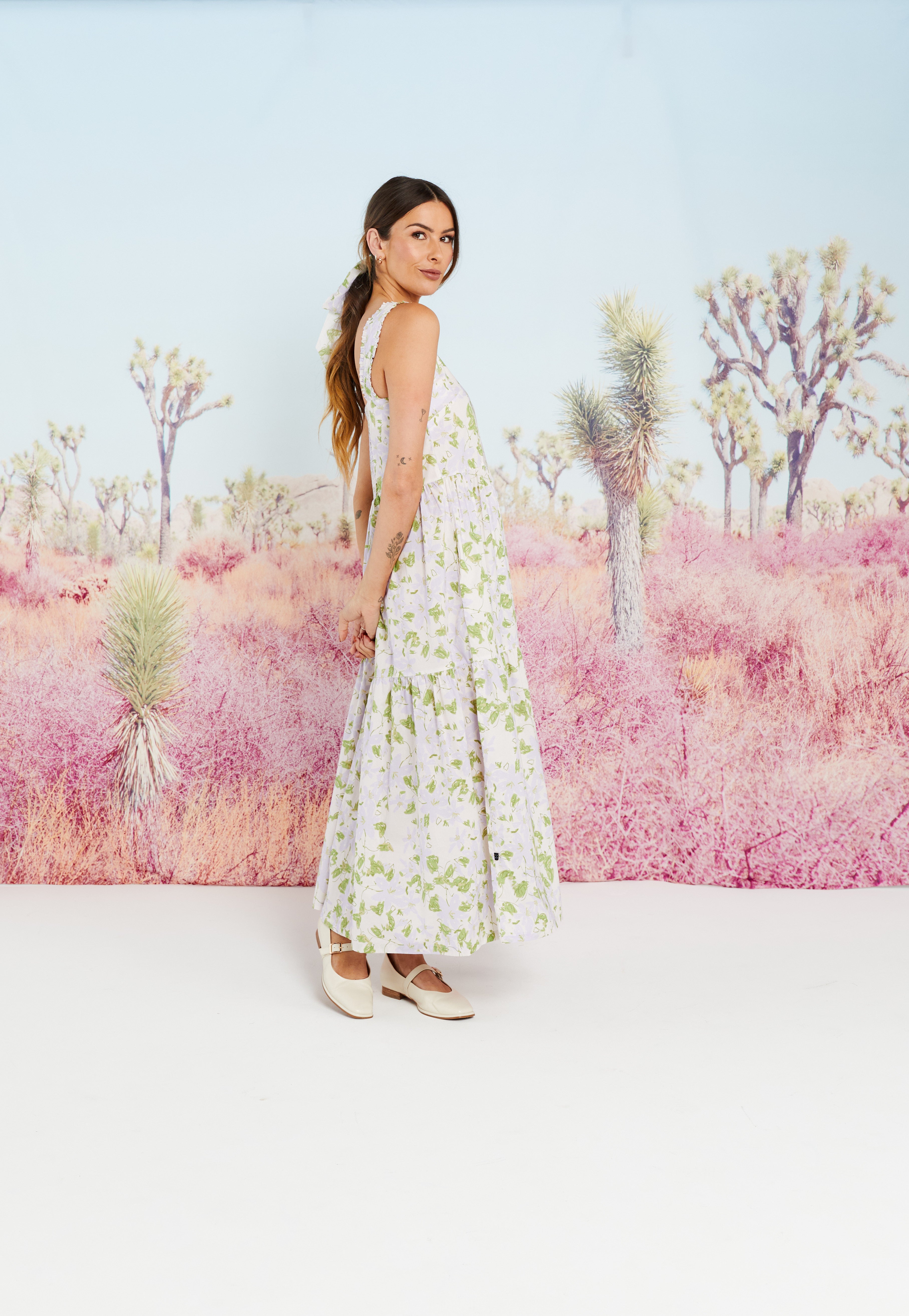Ziggy-Zag Dress - Painted Garden