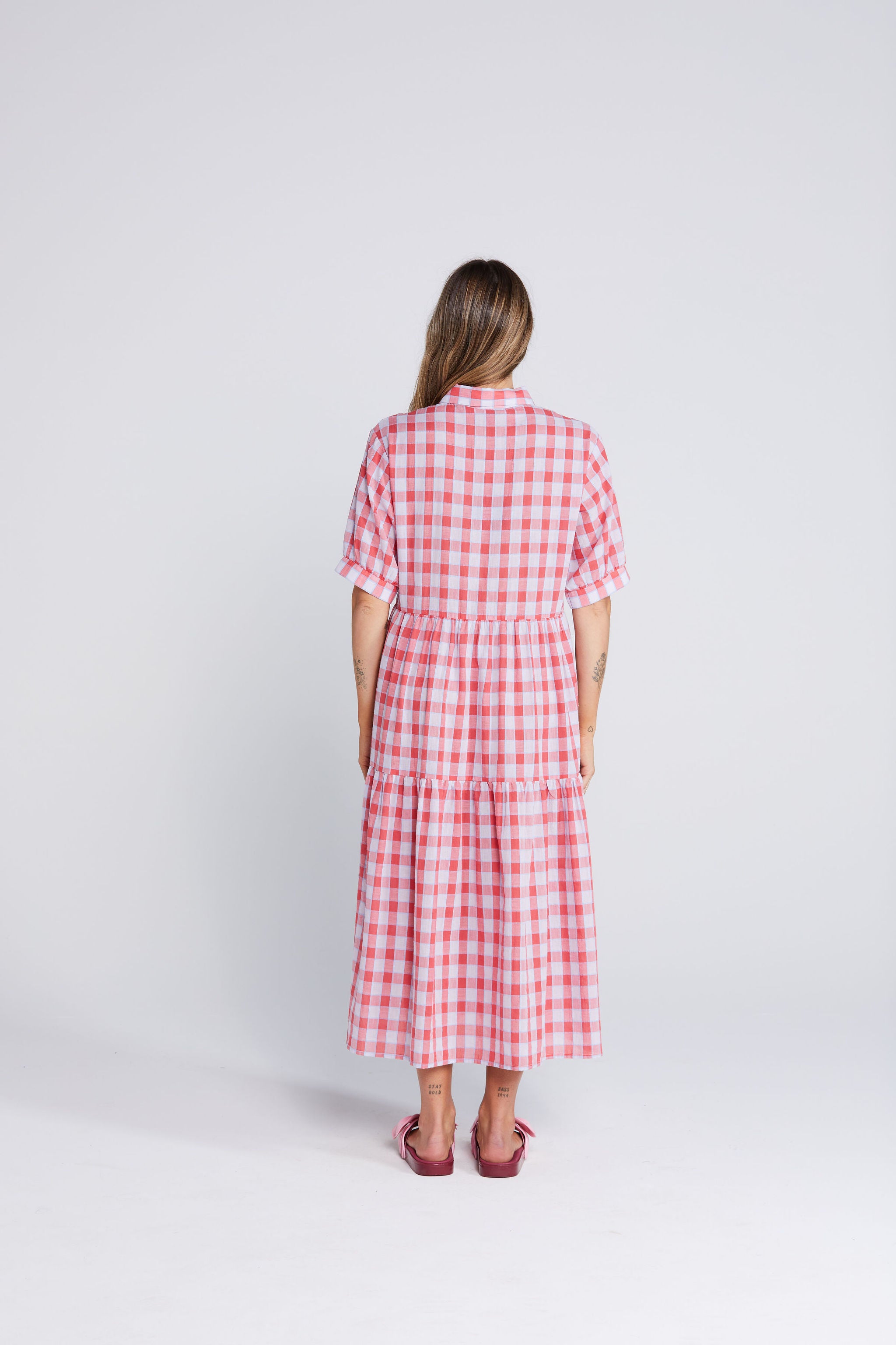Coming Soon - Luna Dress - Check Mate