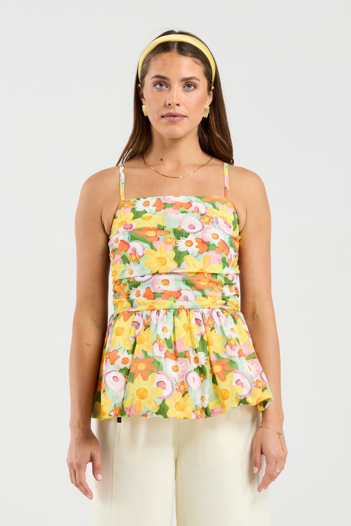 Mira Top - Fruit Salad Floral