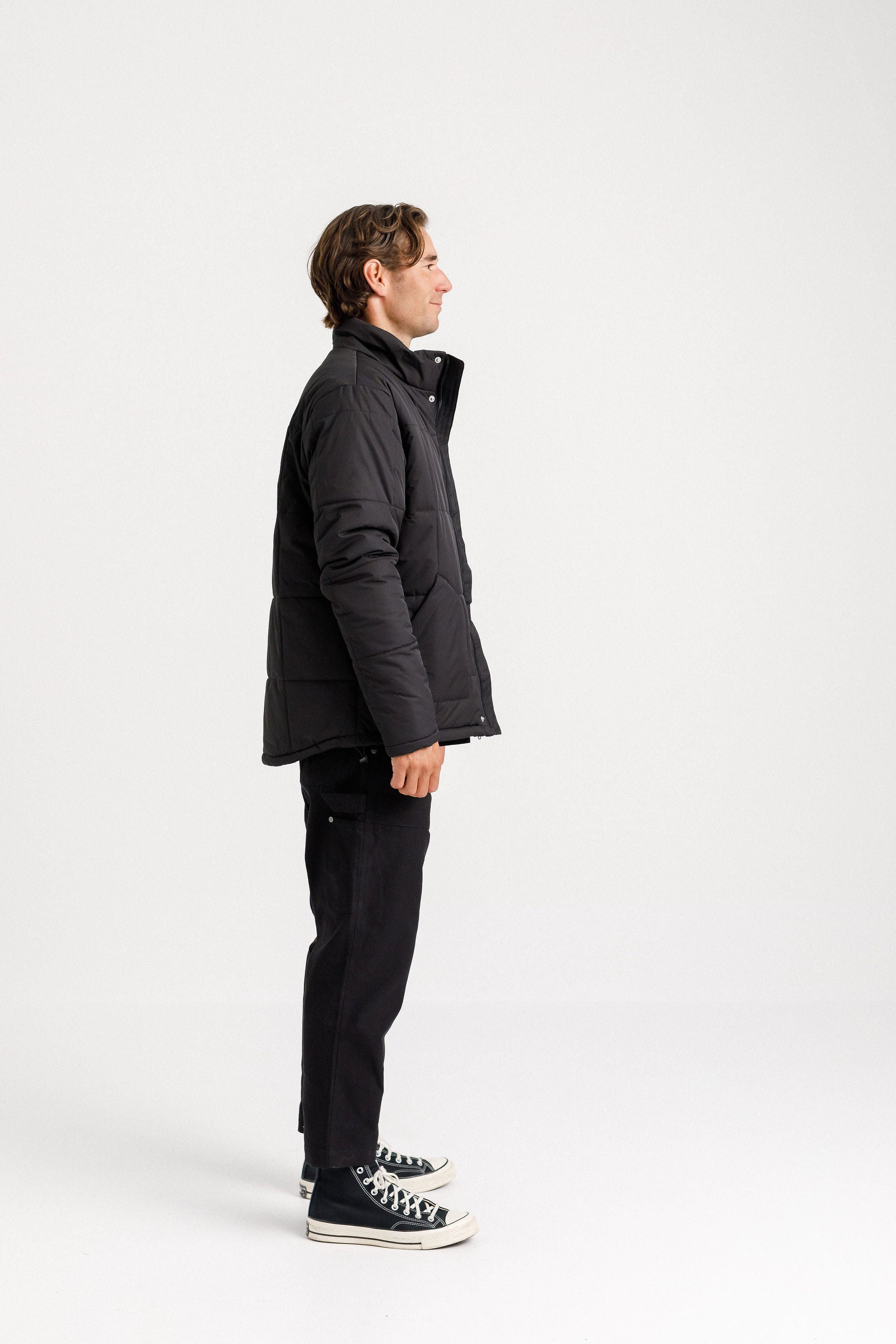Diem Puff Jacket - Black