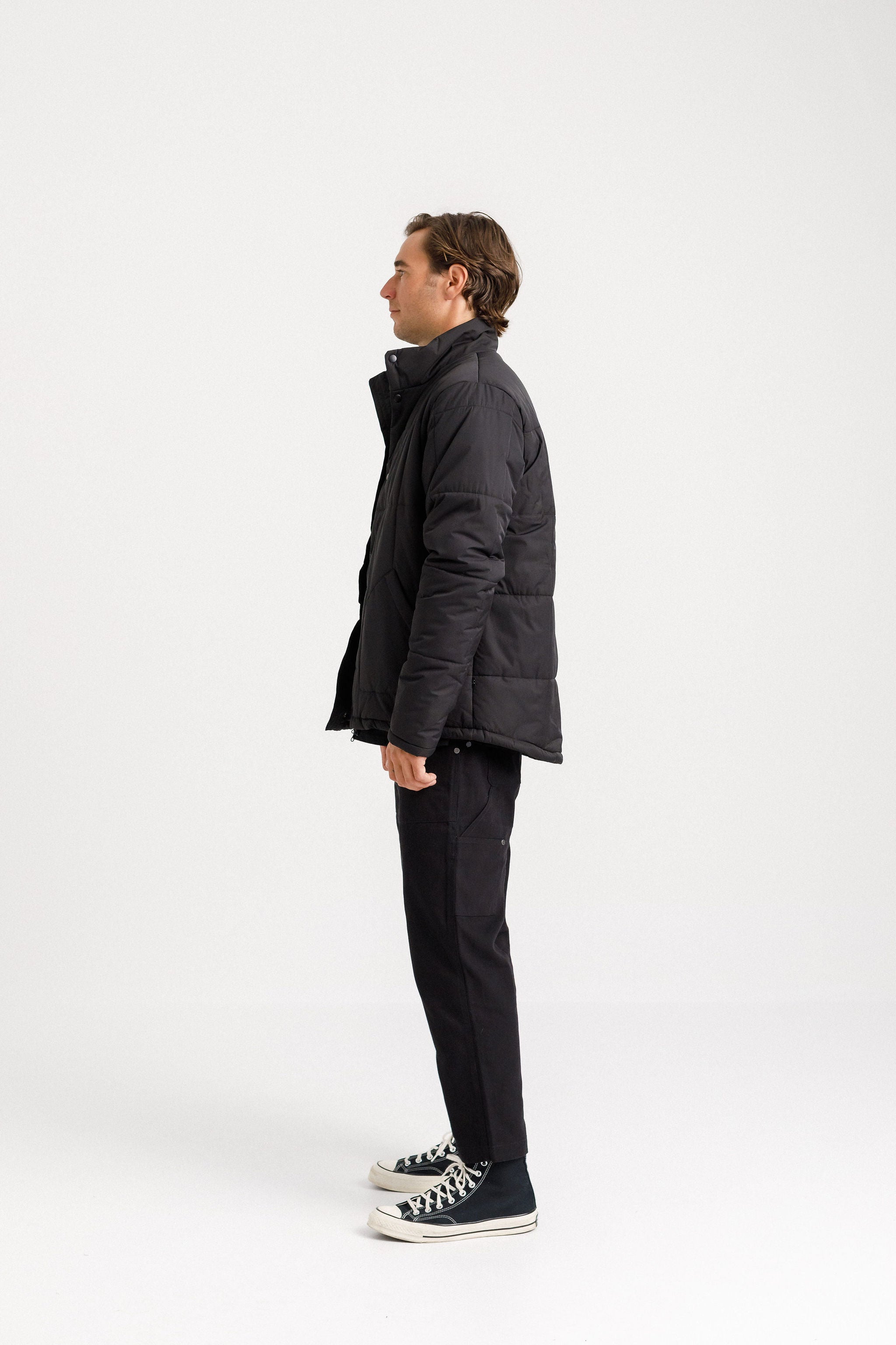 Diem Puff Jacket - Black