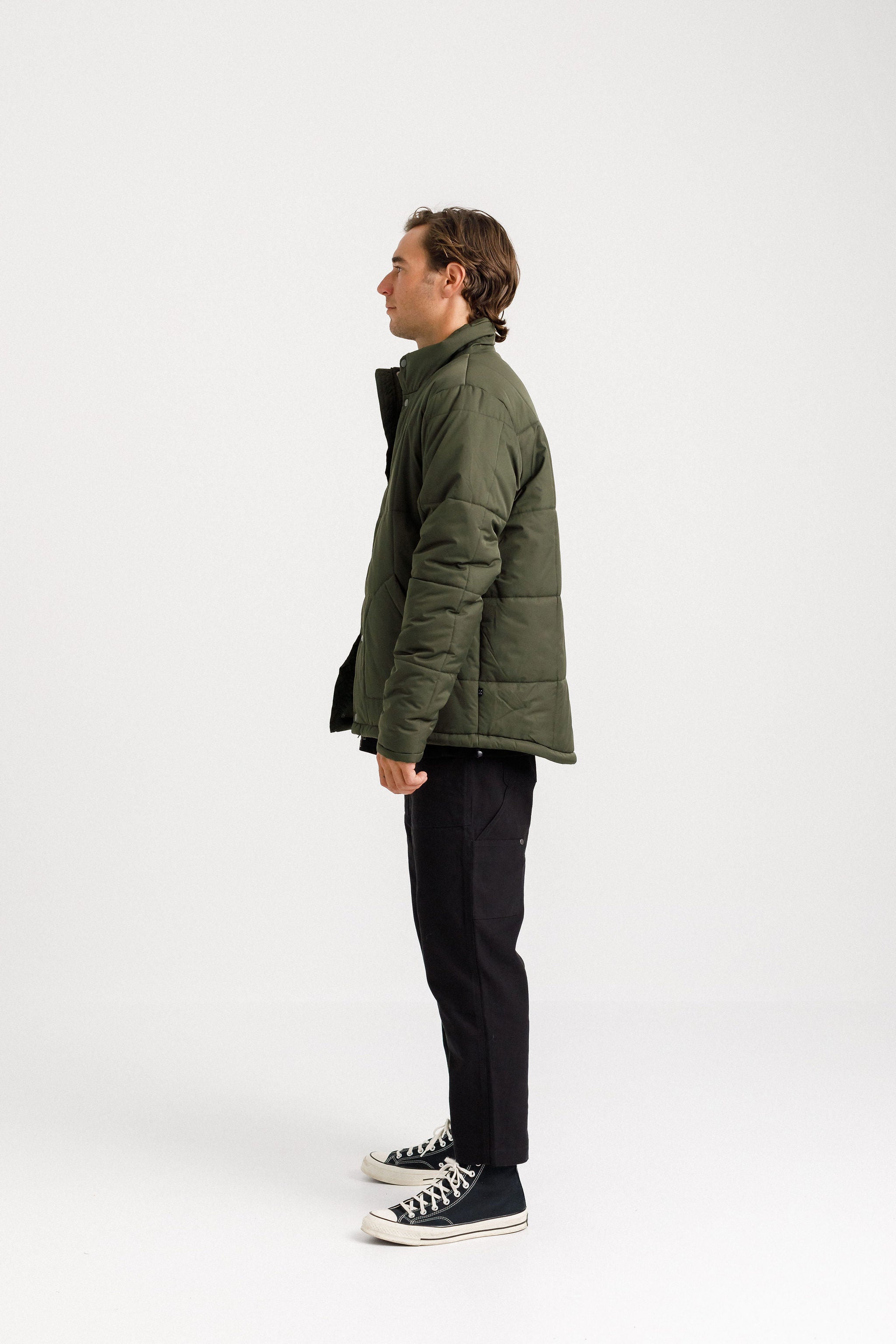 Diem Puff Jacket - Green