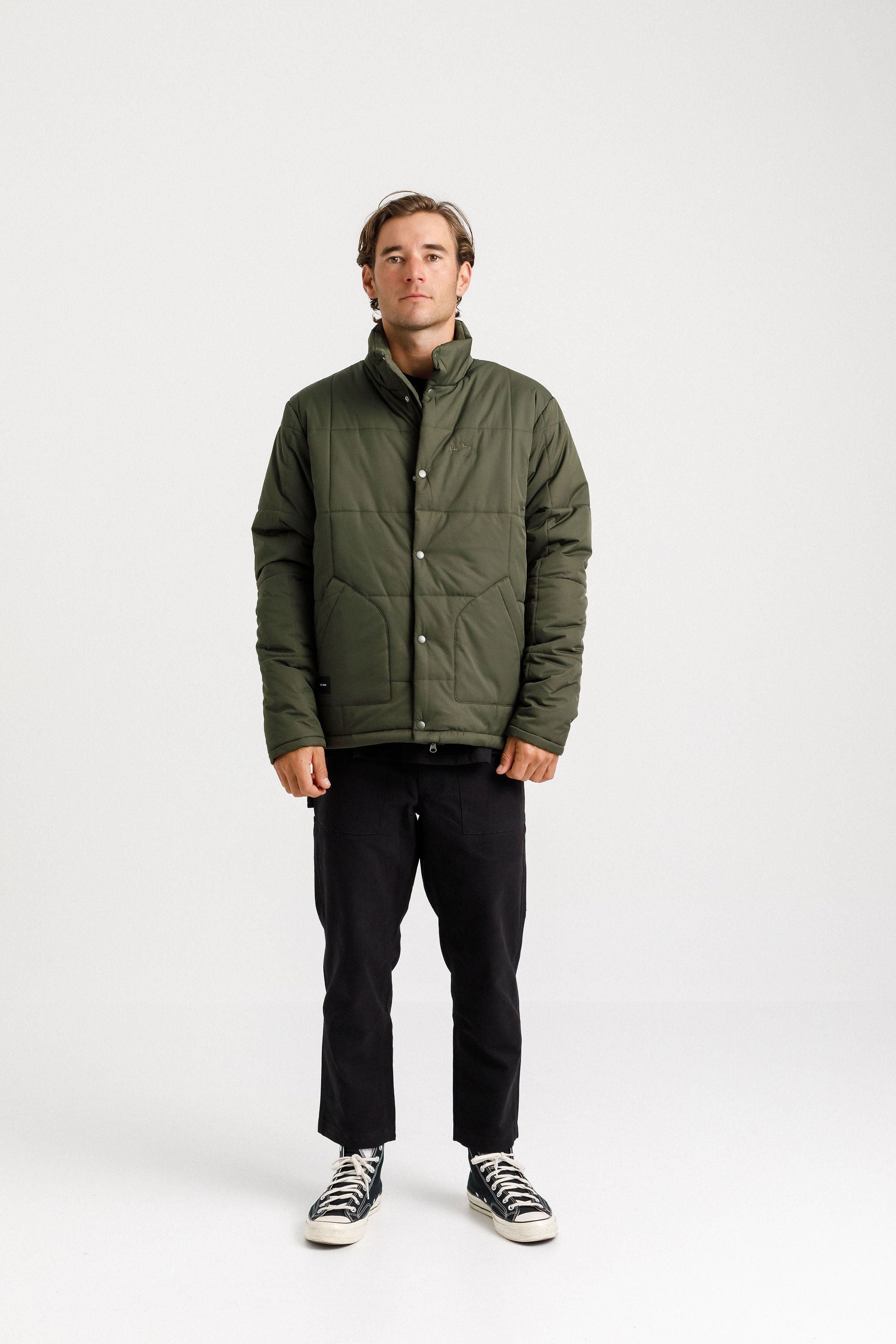 Diem Puff Jacket - Green
