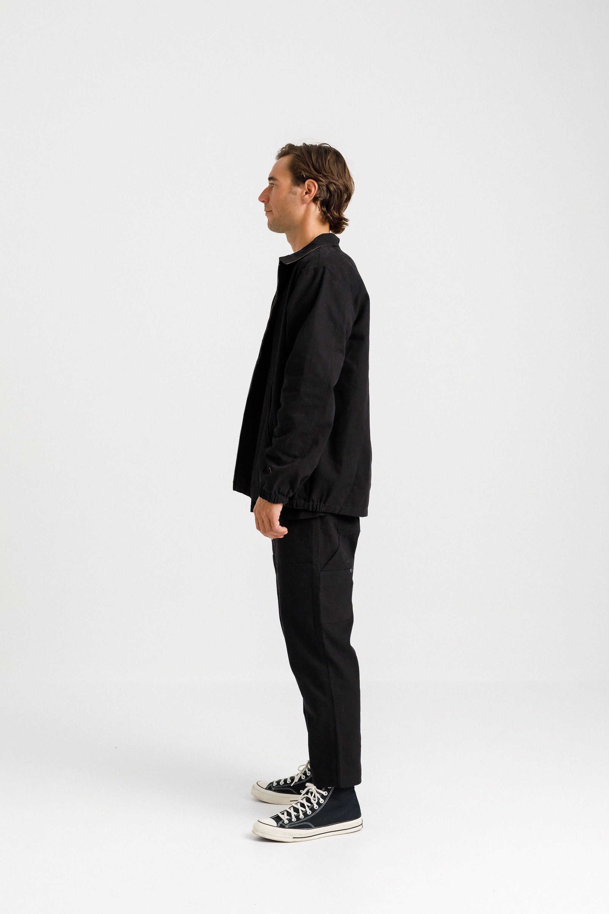 Reversible Mach Jacket - Black/Khaki