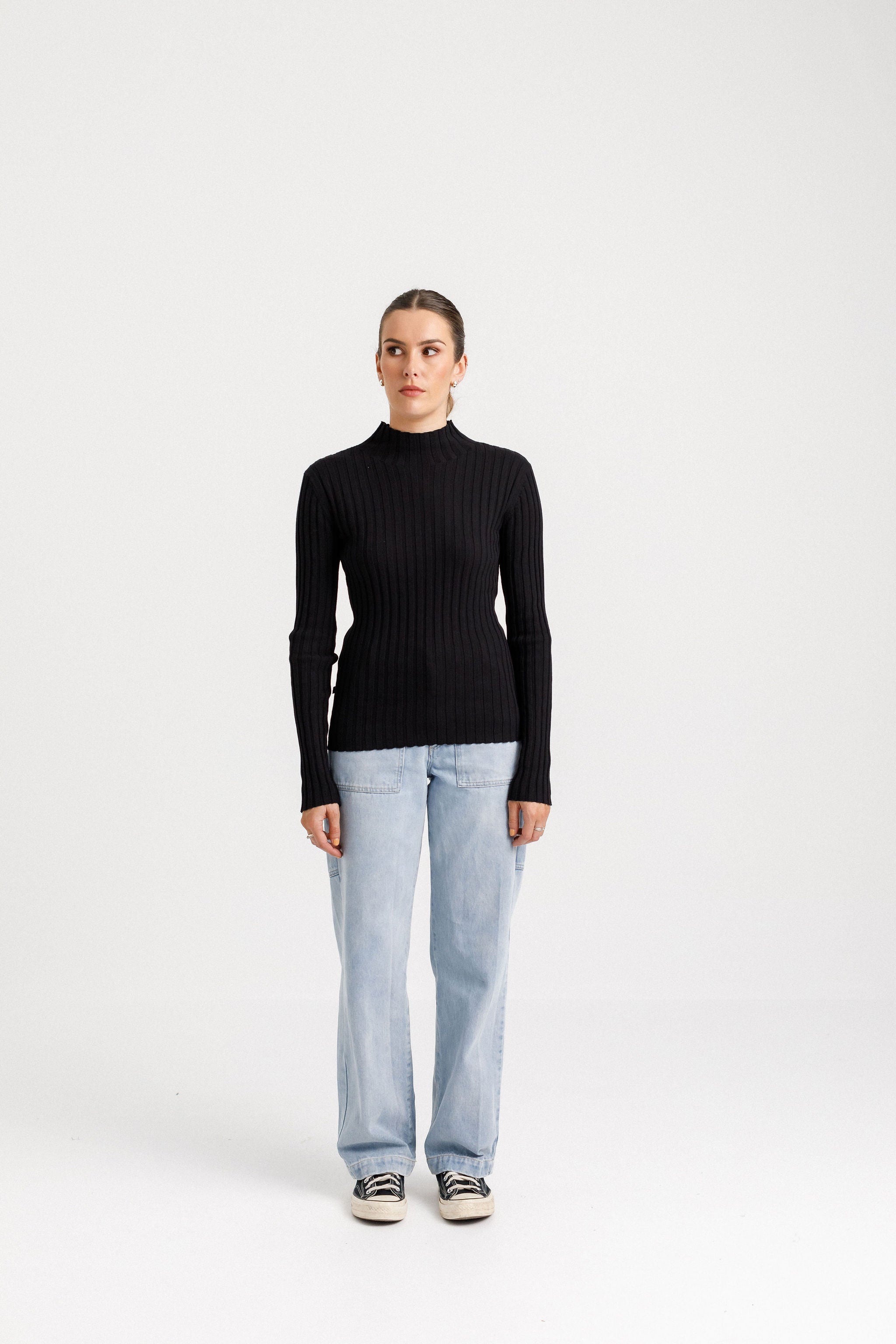 Turtle Neck - Black