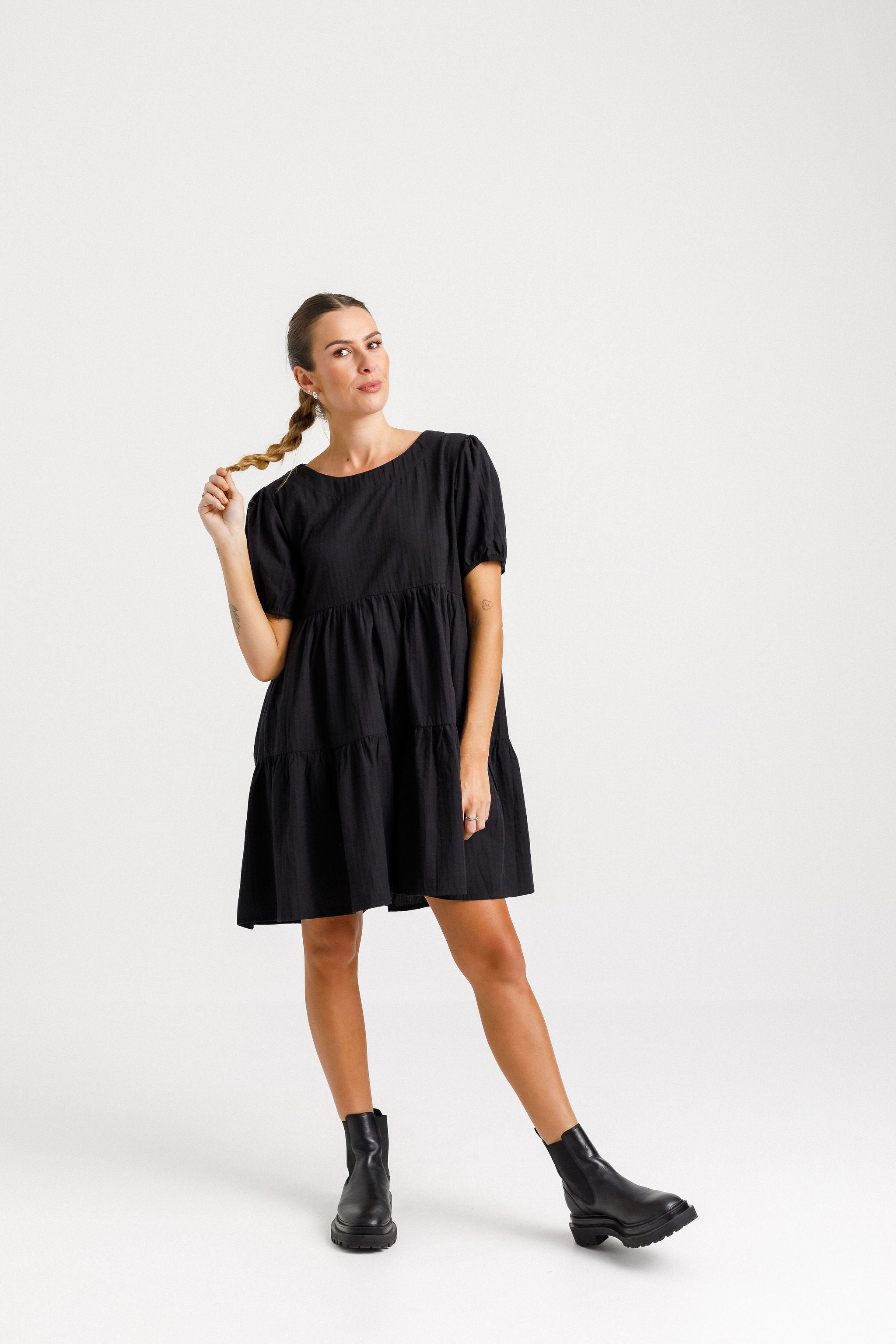 Whirl Dress Replen - Black