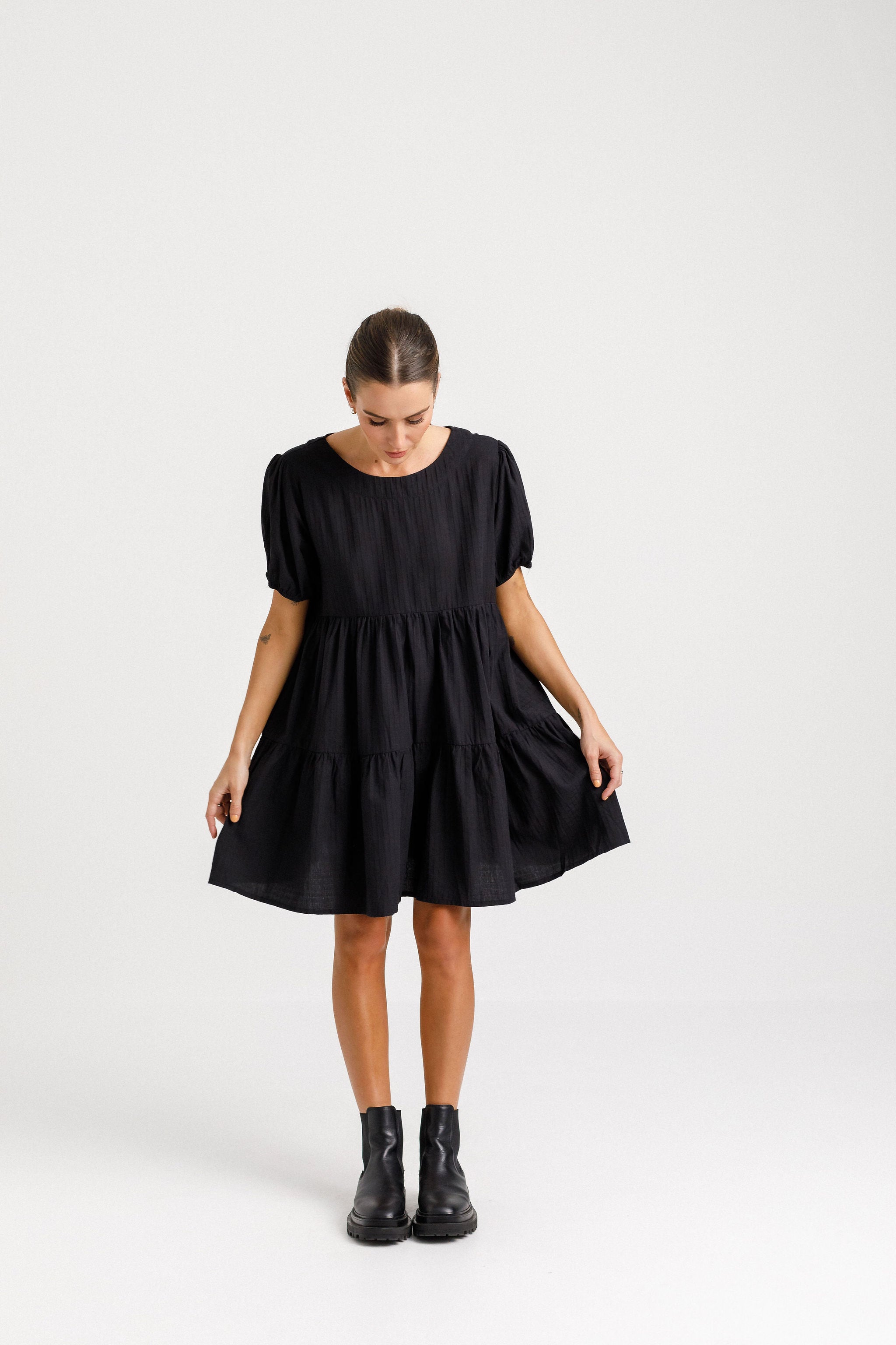 Whirl Dress Replen - Black