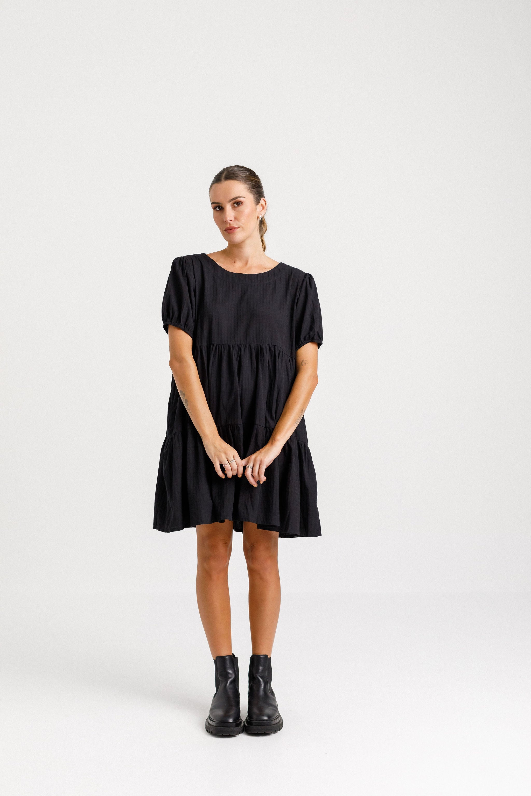 Whirl Dress Replen - Black