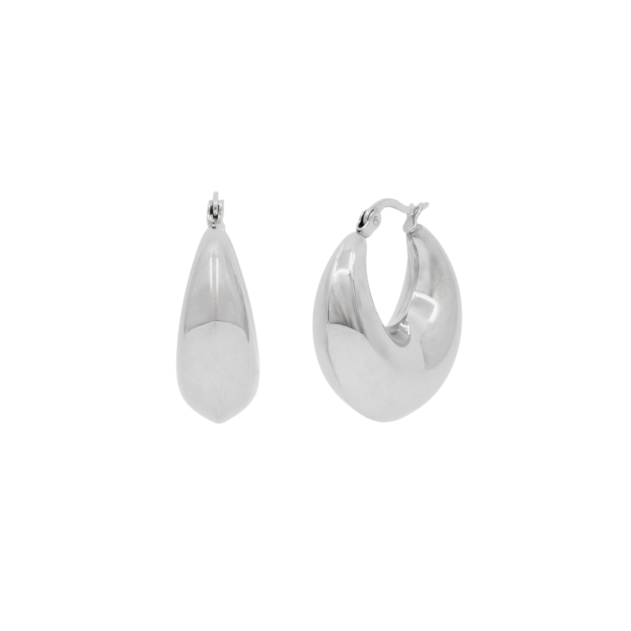 RUBY EARRINGS | Silver