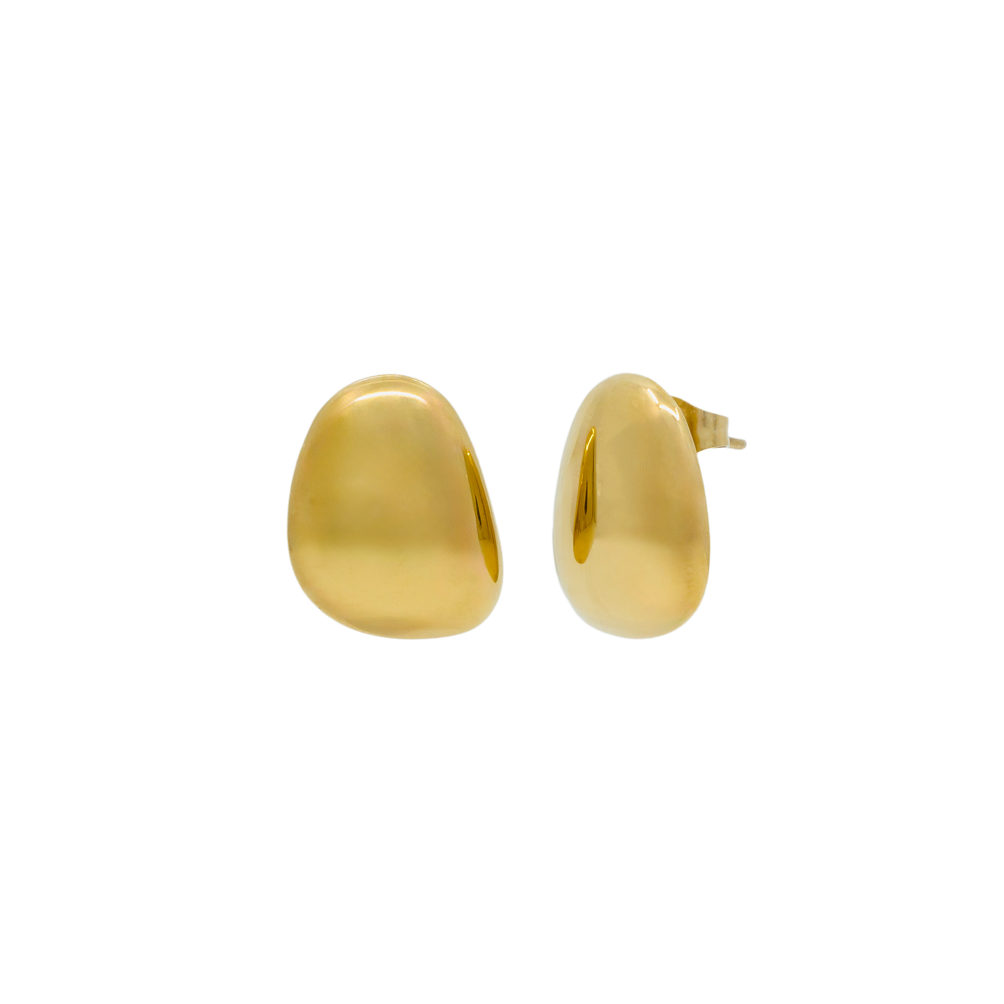 PEBBLE EARRINGS | Gold