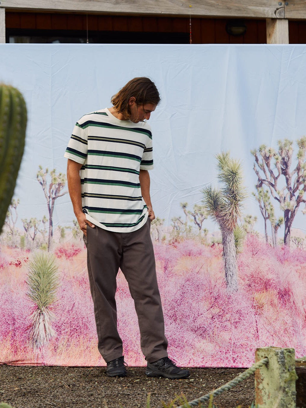 Ample Tee - Navy Forest