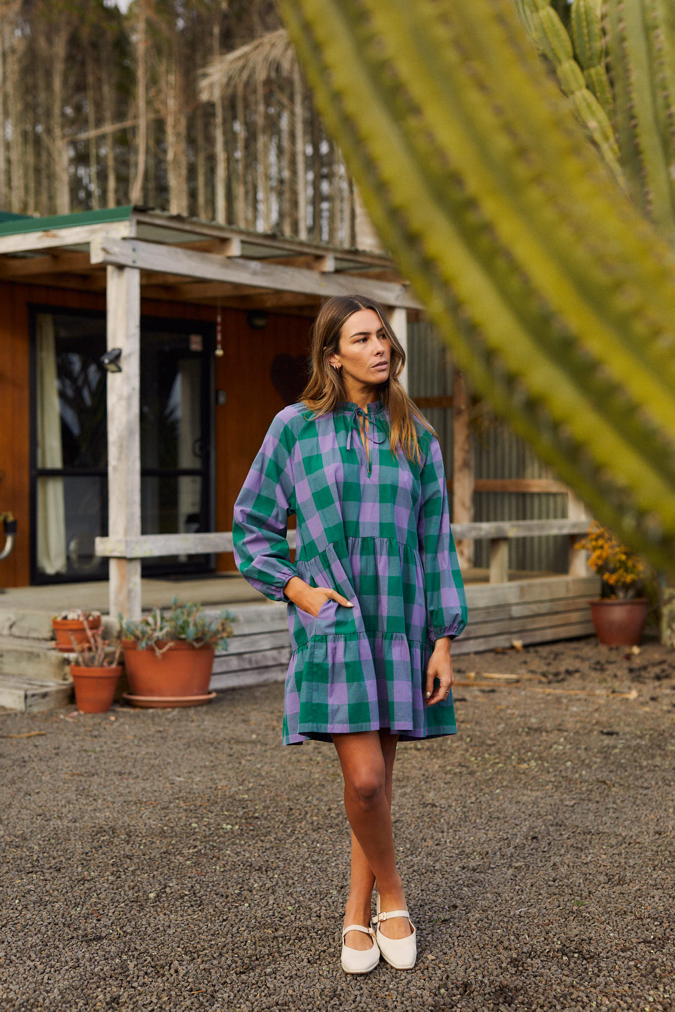 Paradiso Dress - Grape Malachite