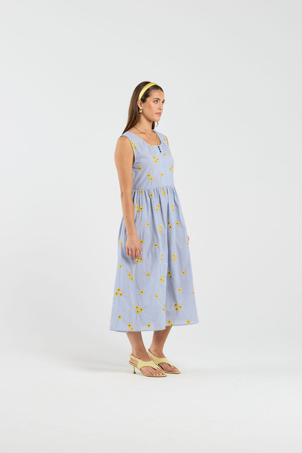 Cassandra Dress - Sunstripe