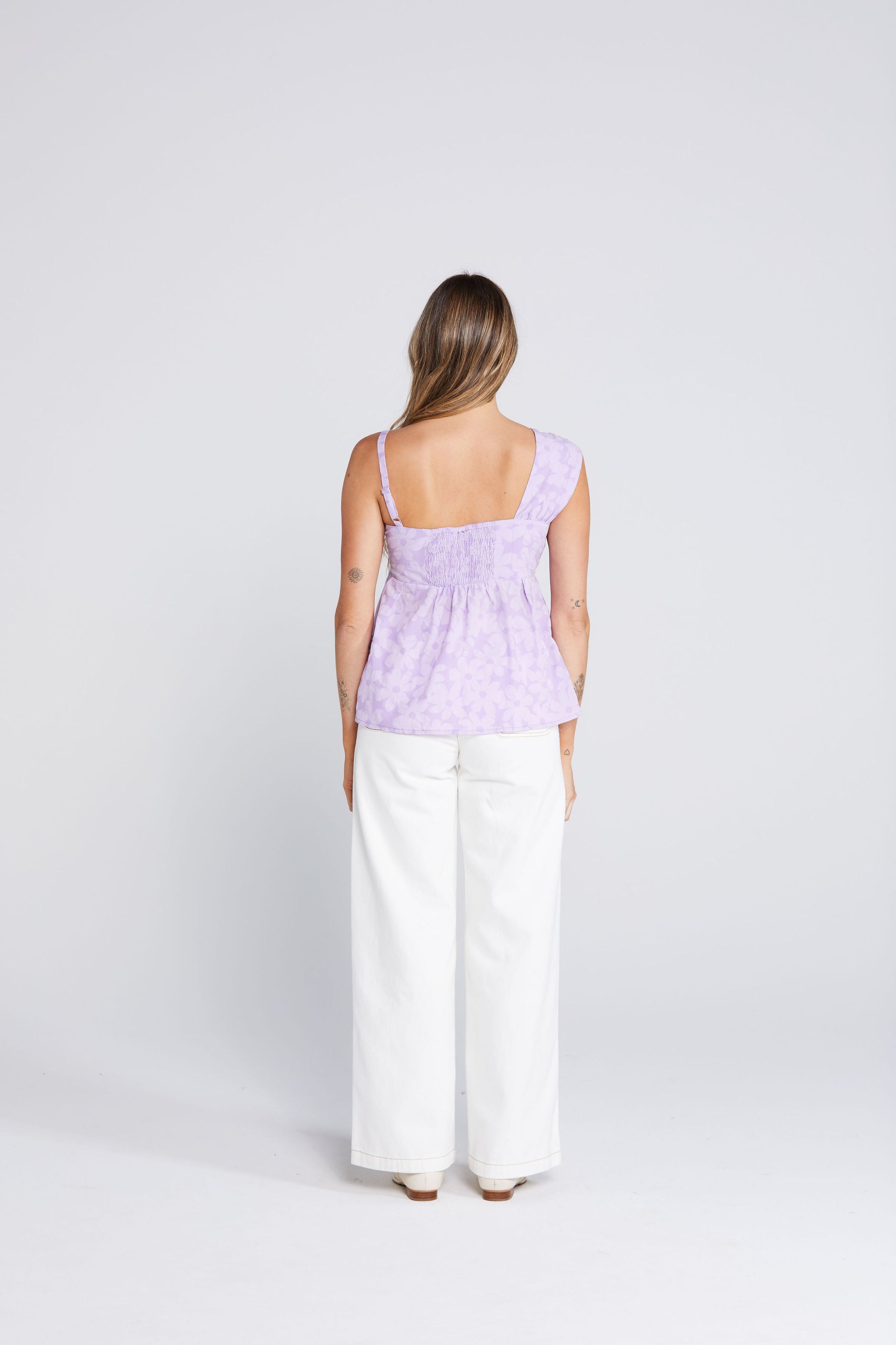 Lexi Top - Violet Daisy