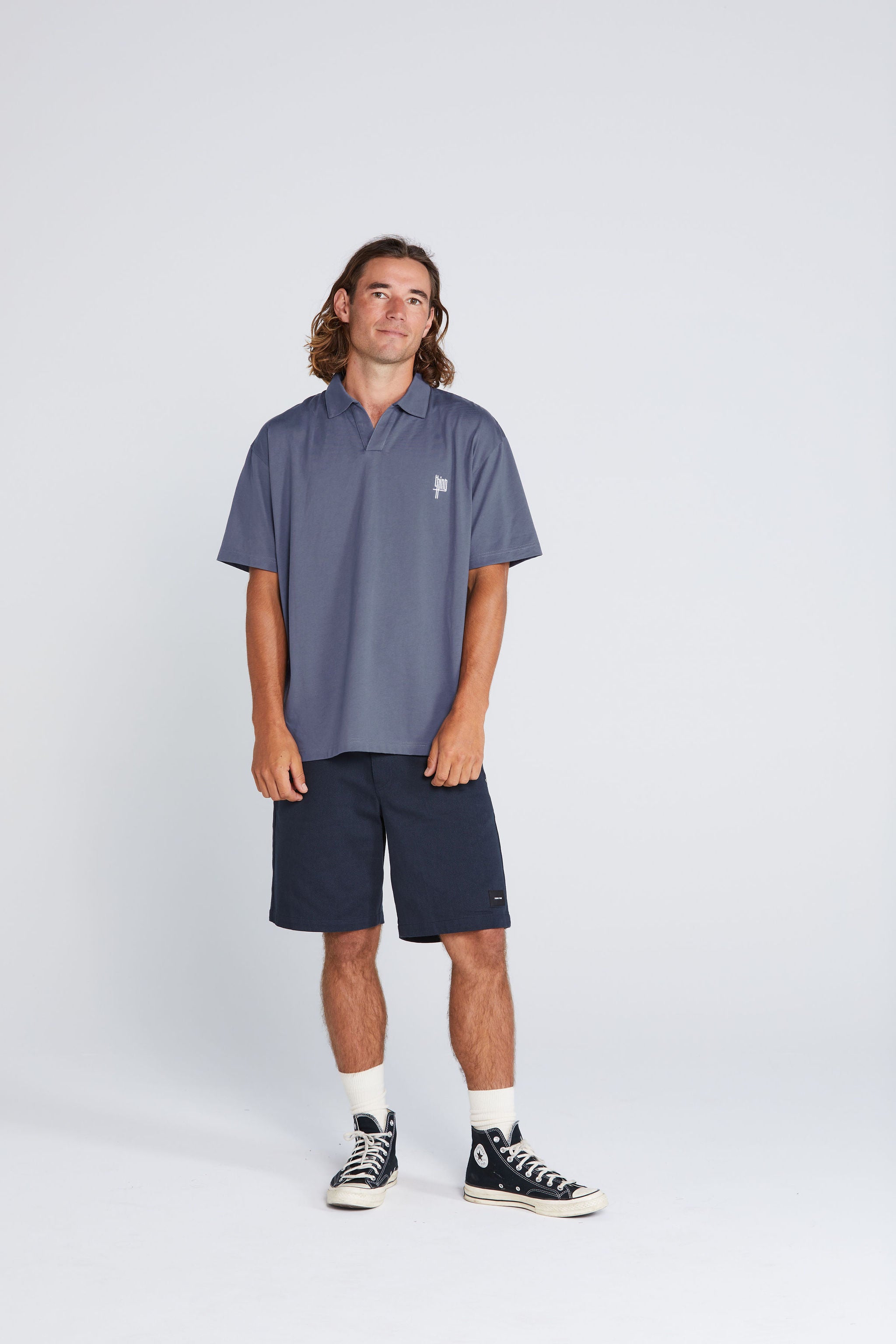 Coming Soon - Stride Tee - Slate Blue Thing