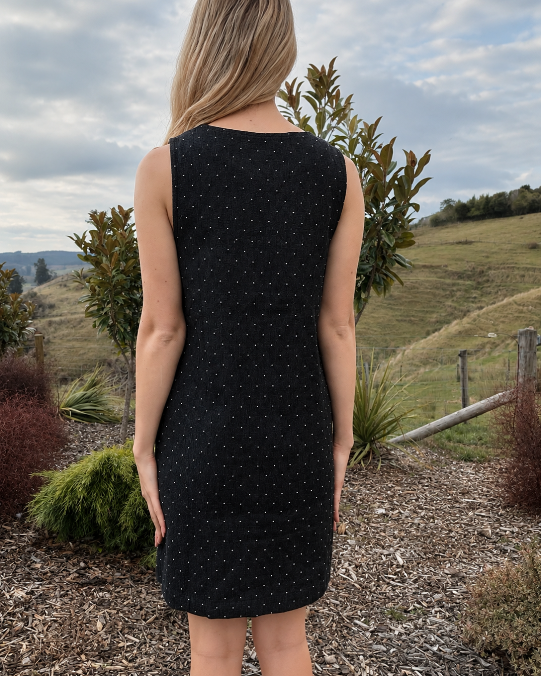 PRE-ORDER Effortless Dress - Pin Dot