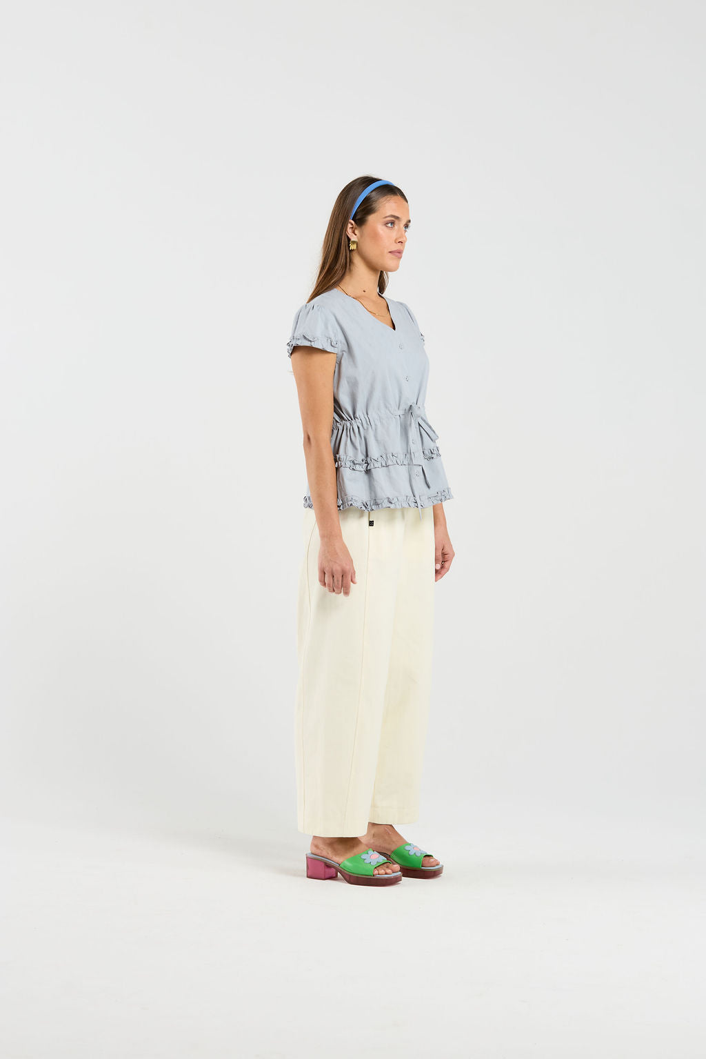 Gabby Top - Stonewash