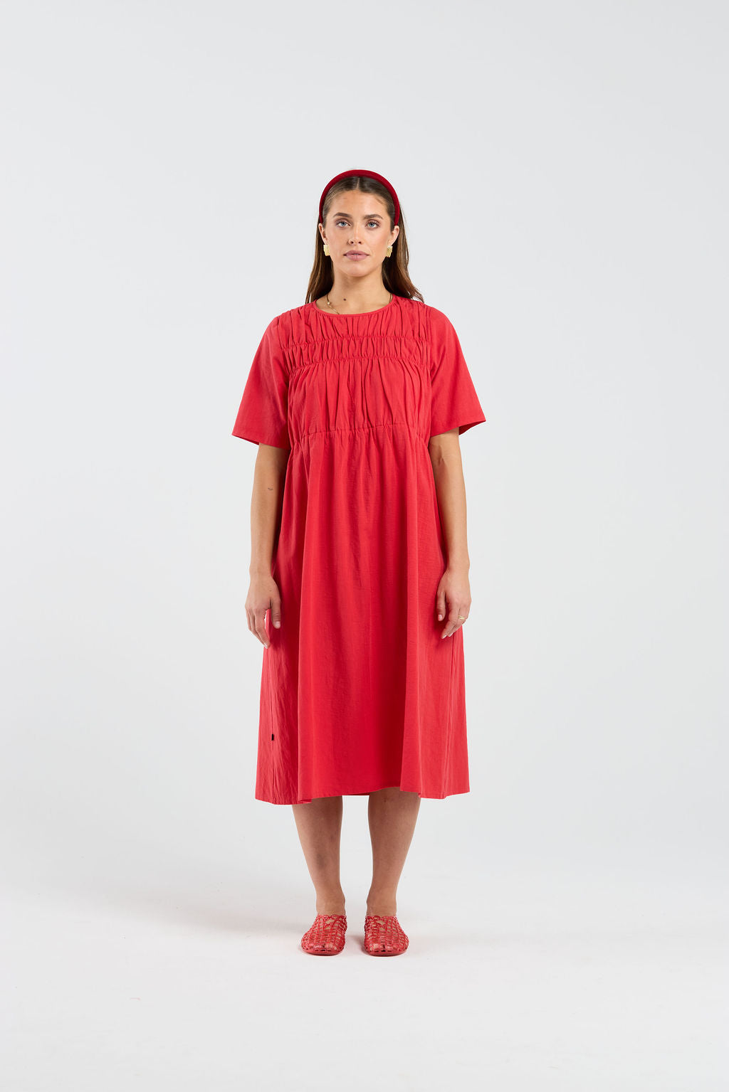 Dollie Dress - Hot Sauce
