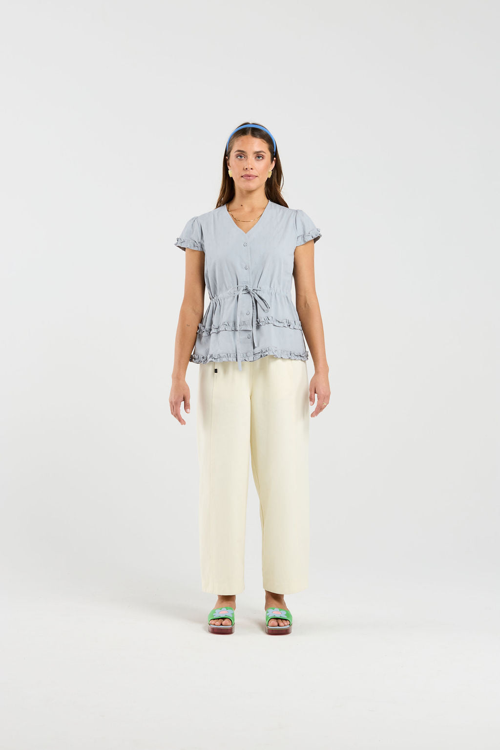 Gabby Top - Stonewash