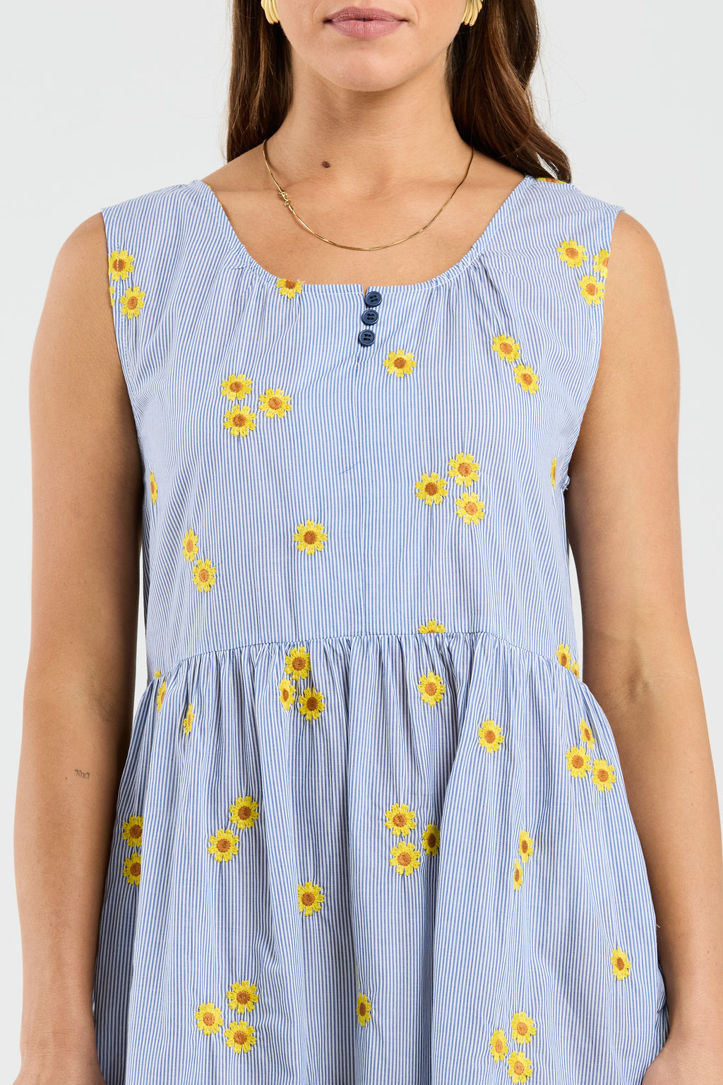 Cassandra Dress - Sunstripe