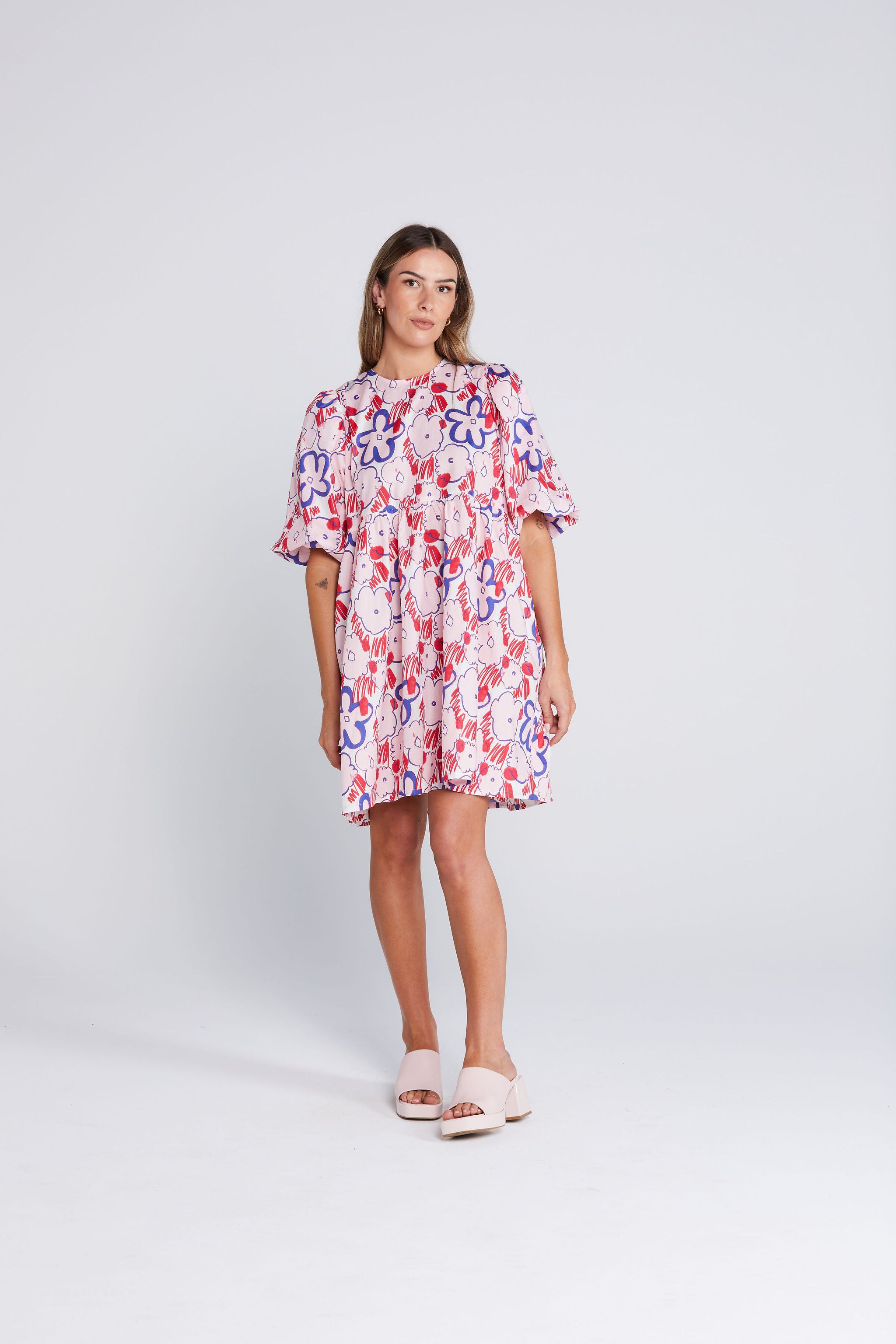 Coming Soon - Spin Dress - Squiggle Bloom