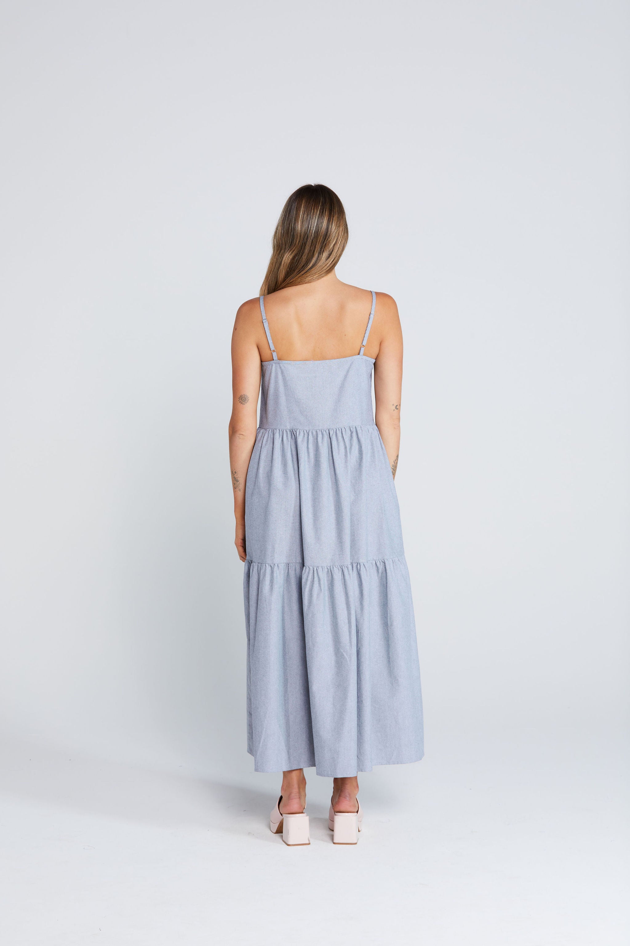 Ziggy Dress - Onyx Grain