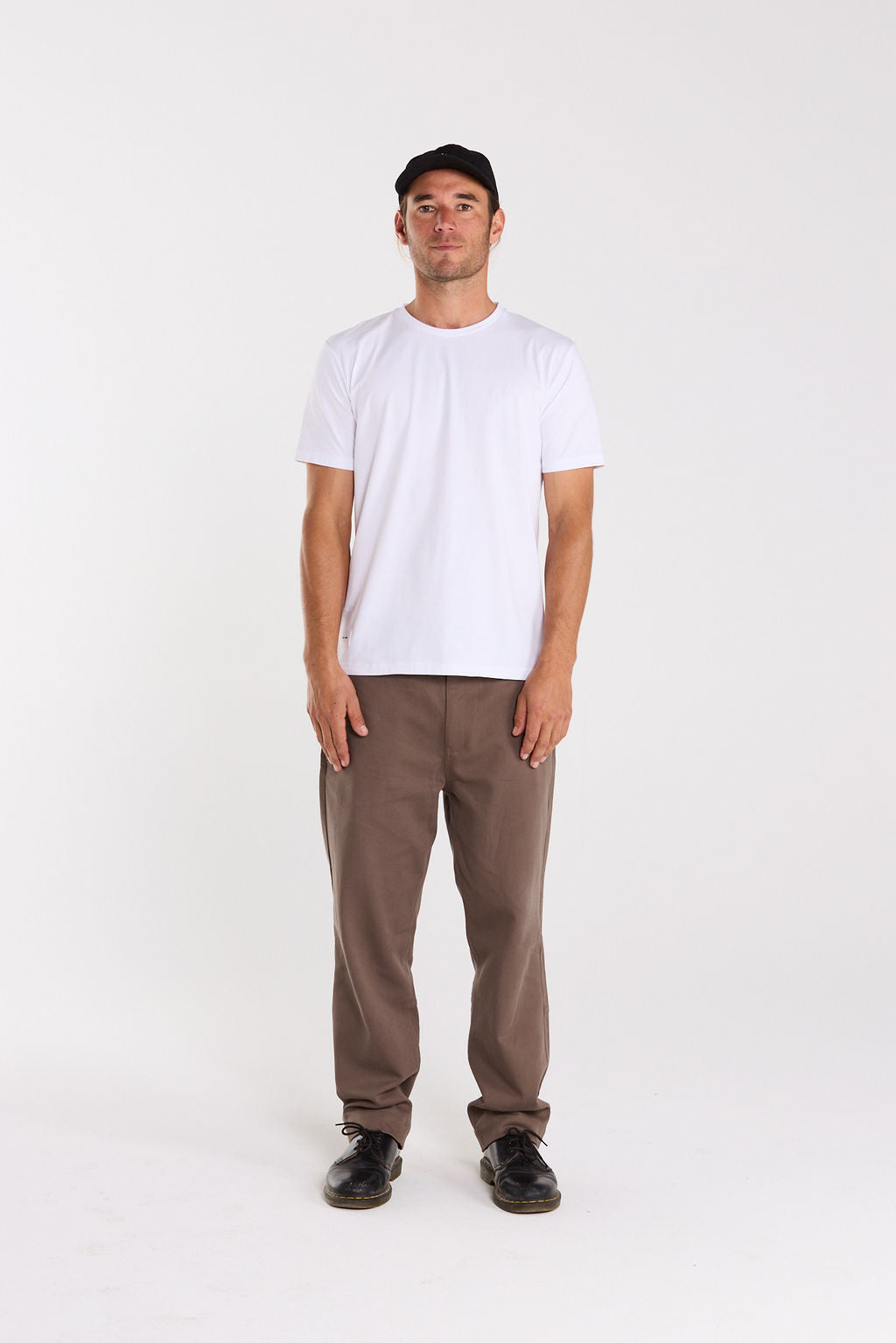 Base Tee - White Cubed