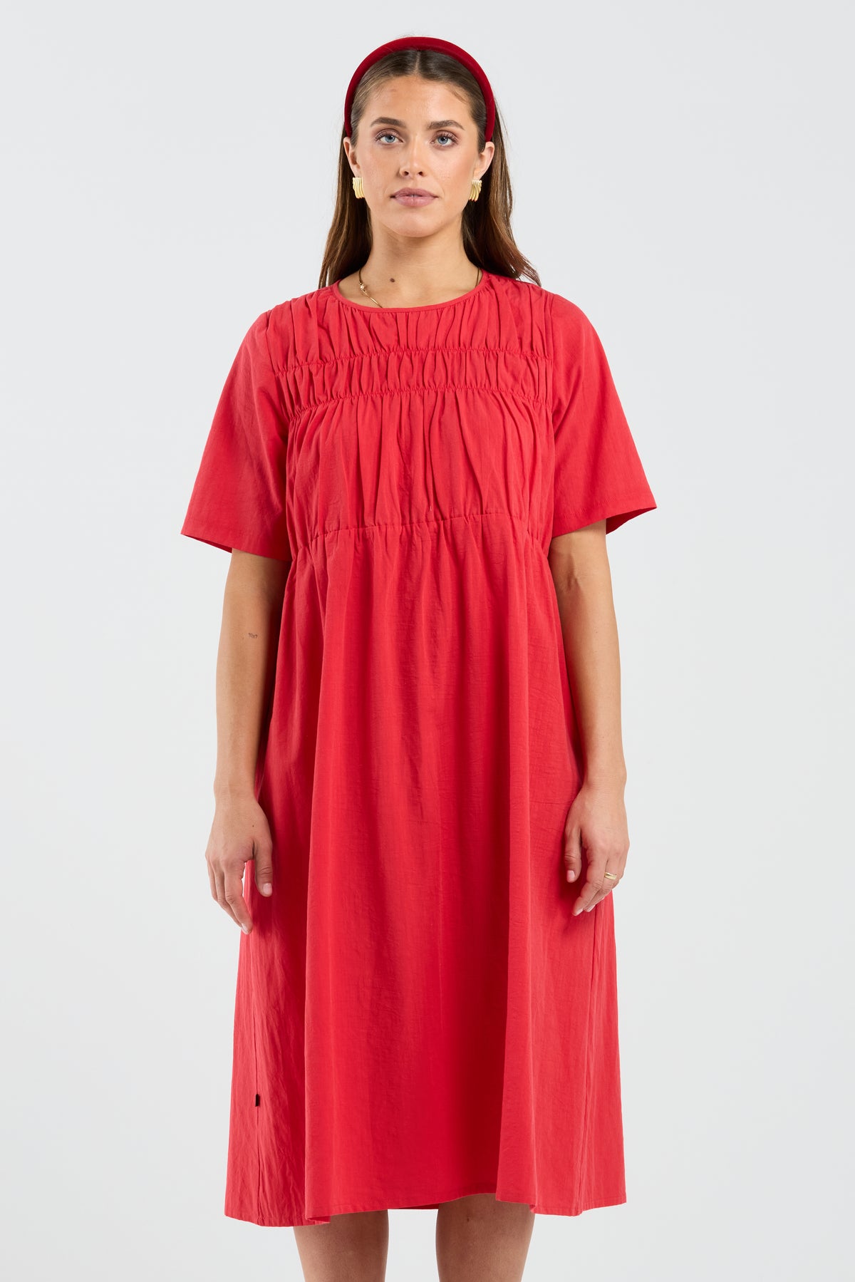 Dollie Dress - Hot Sauce