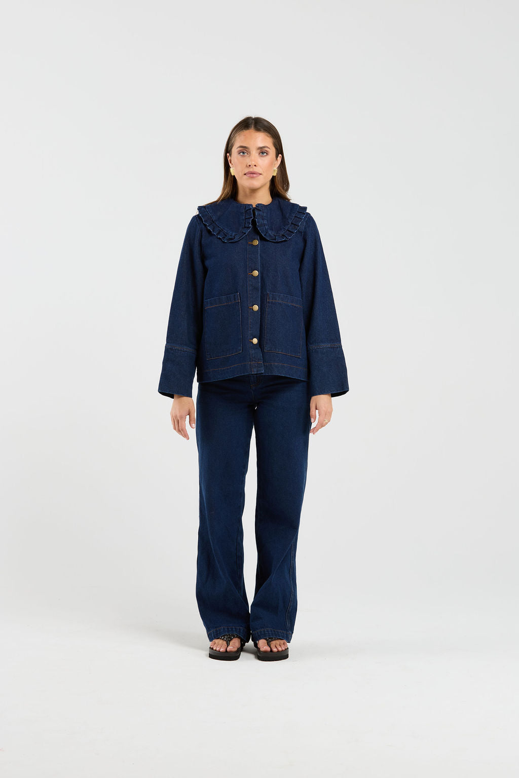 Embark Shacket - Indigo Denim