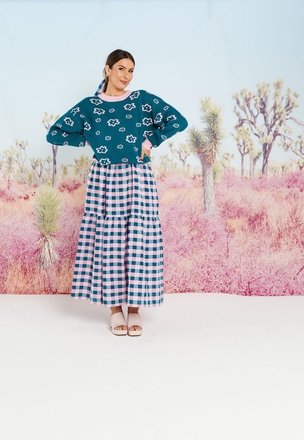 Rosie Jumper - Teal Candy