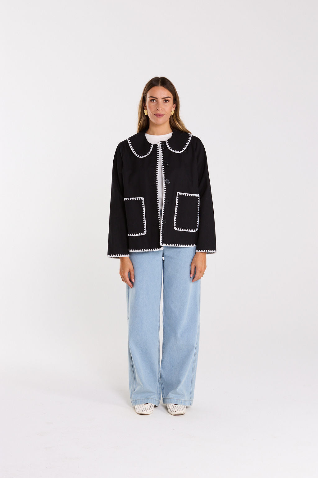 Stitchline Jacket - Black