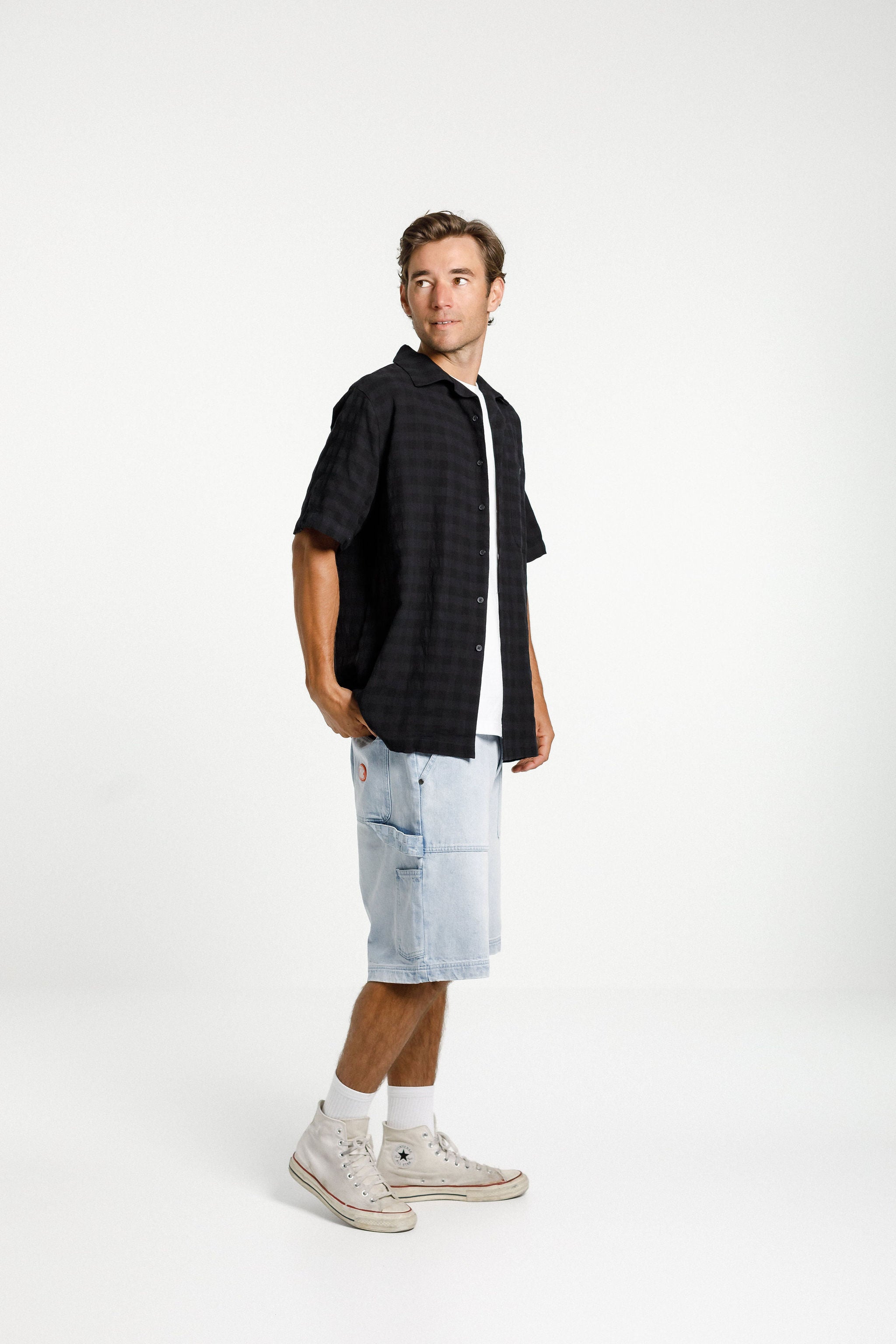 Trope Shirt - Black Check