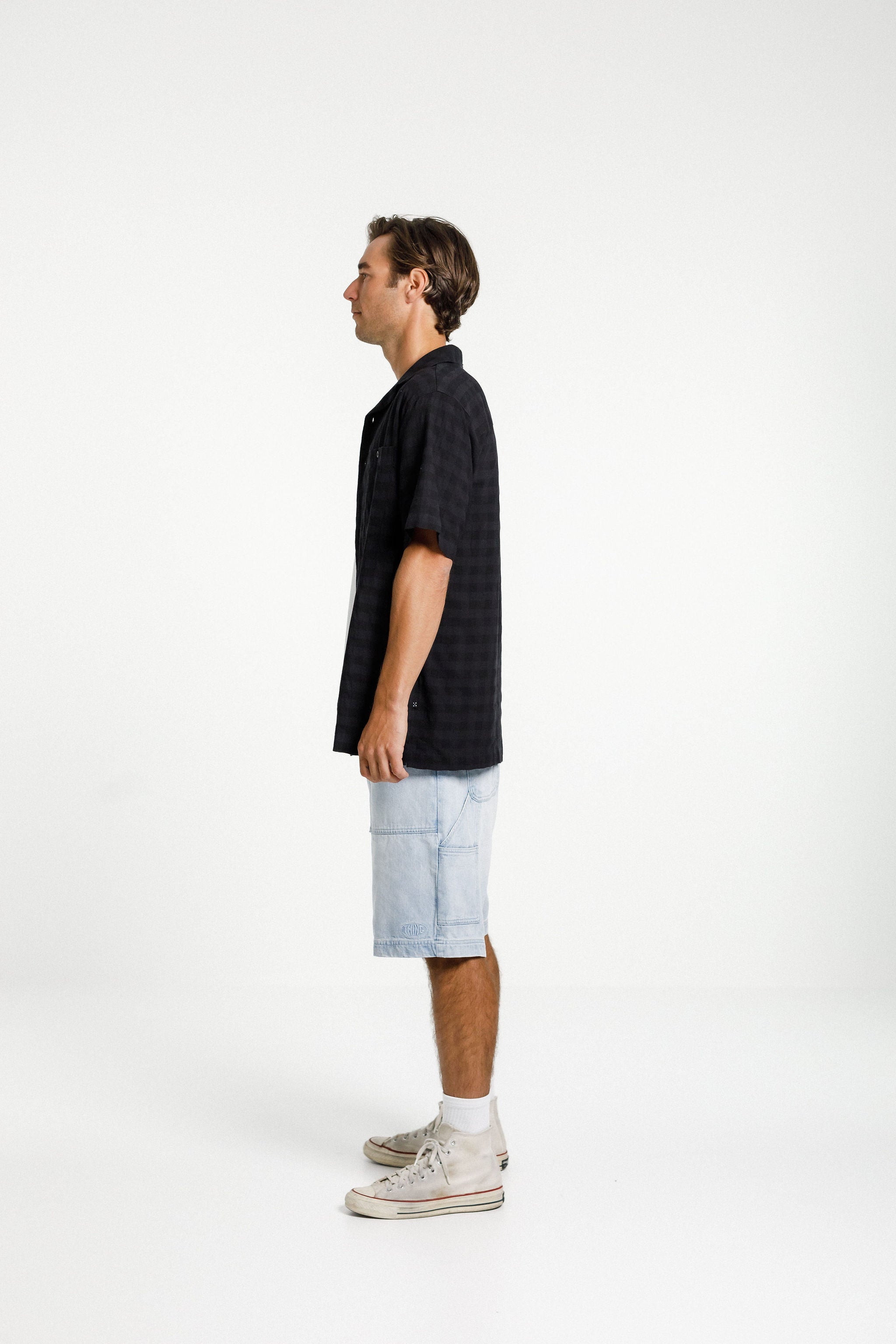 Trope Shirt - Black Check