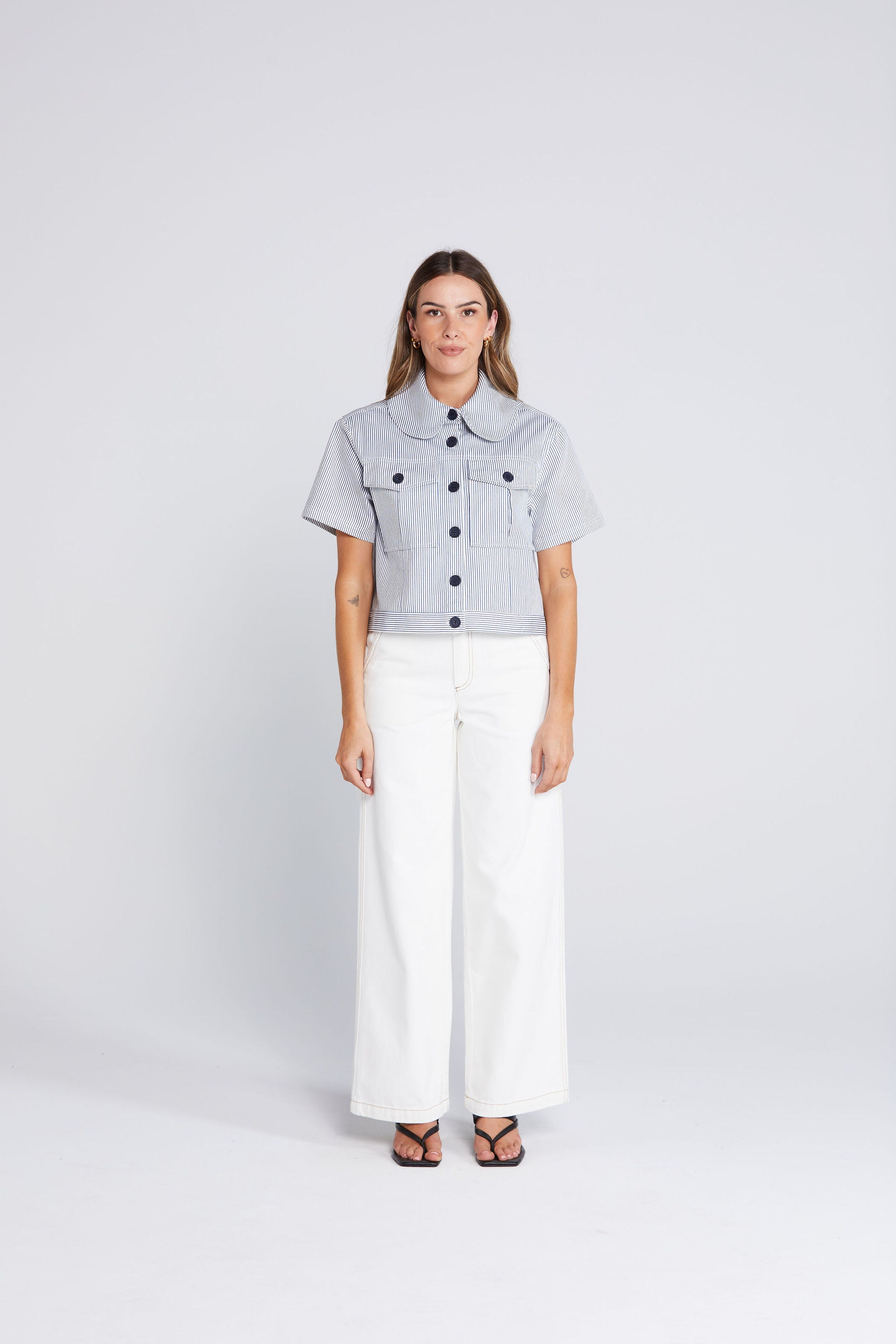 Zephrya Top - Seaside Stripe