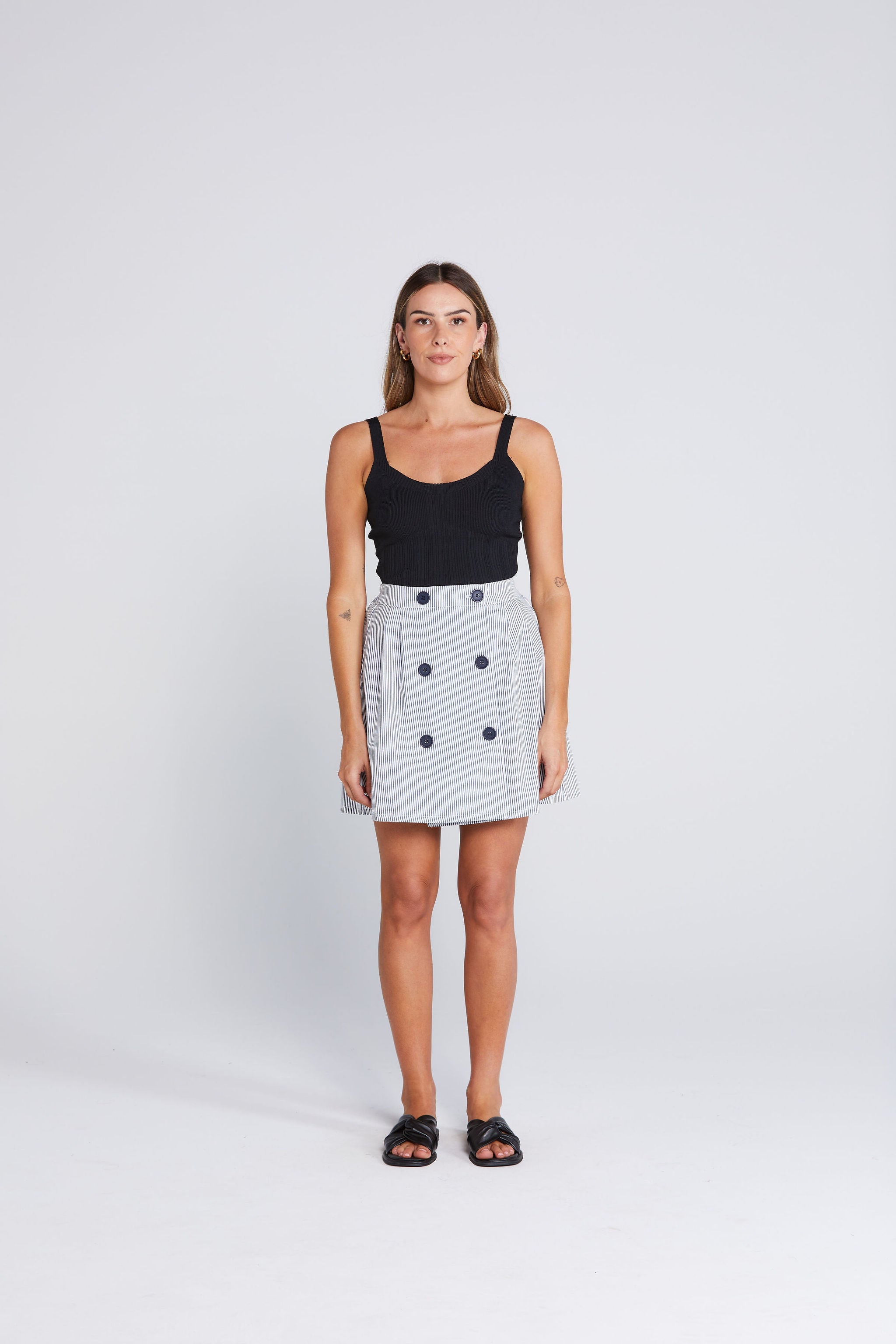 Zib Skirt - Seaside Stripe