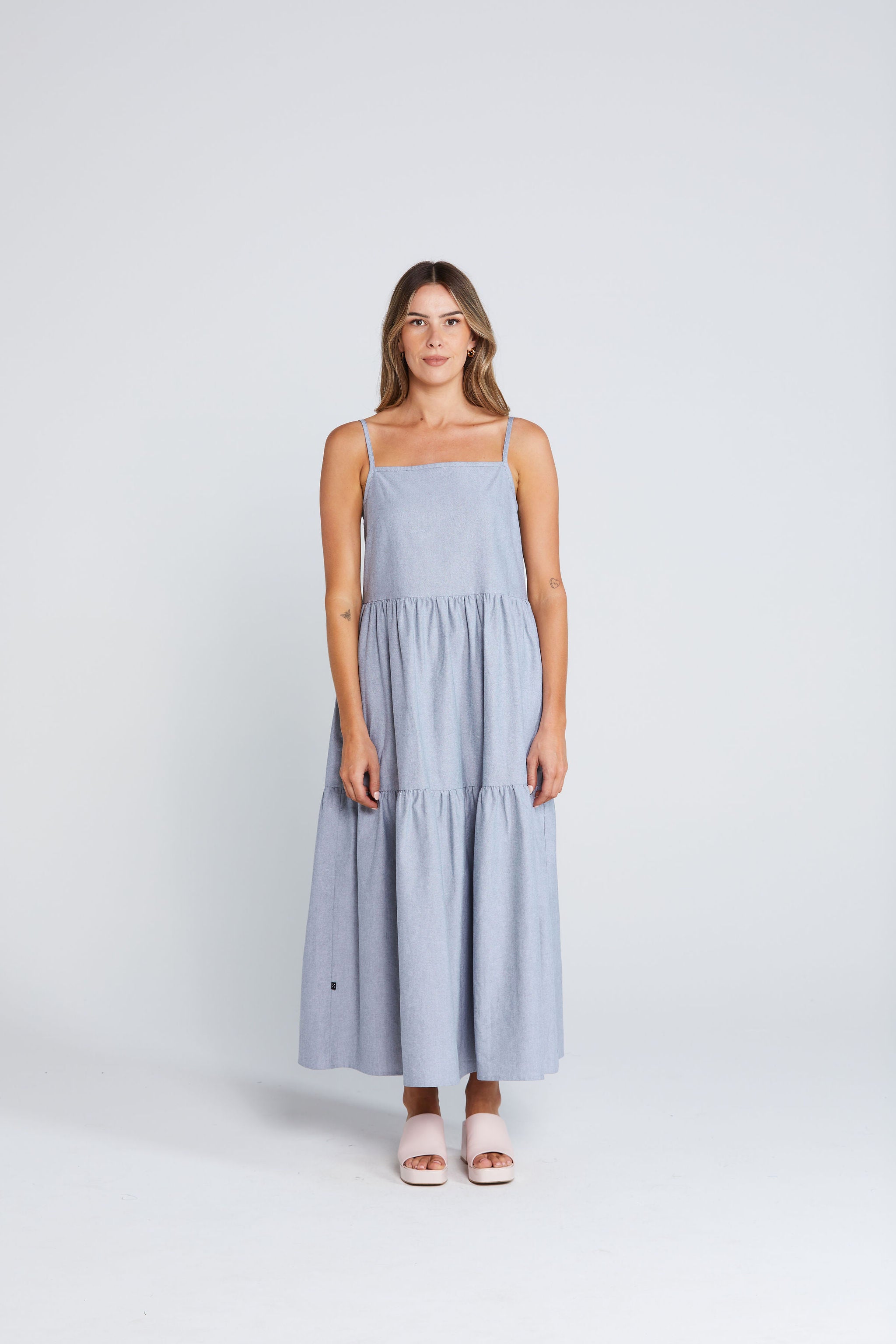Ziggy Dress - Onyx Grain