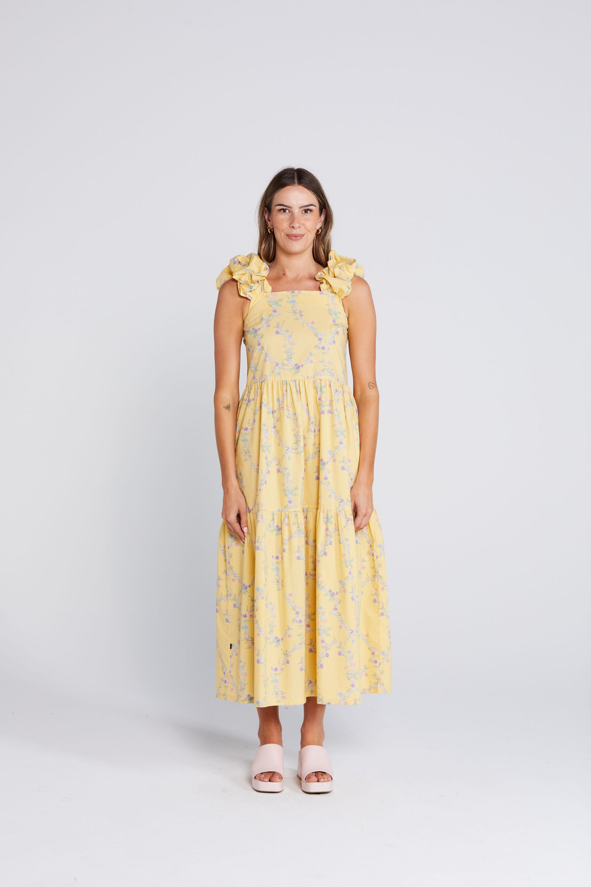 Ziggy Ruffle Dress - Sunny Smiles