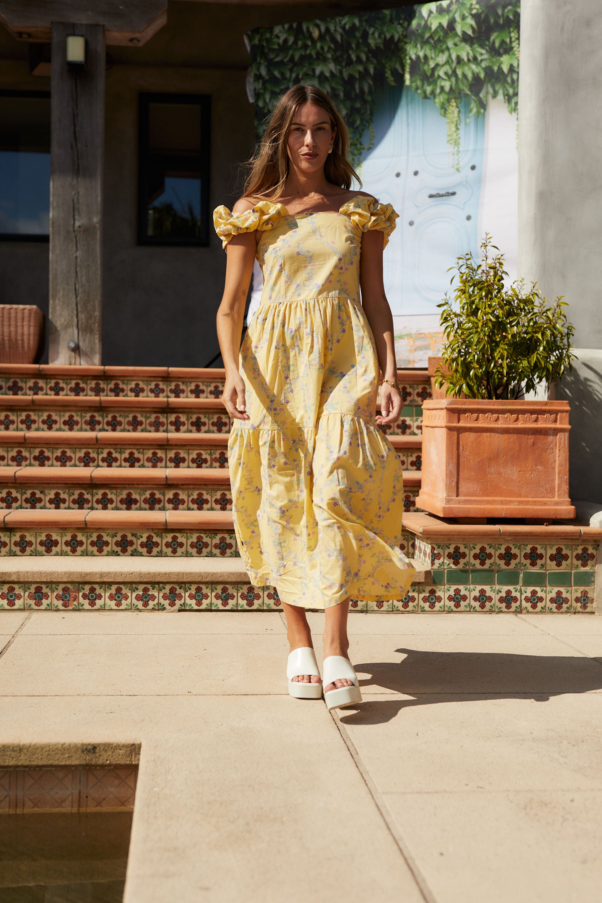 Ziggy Ruffle Dress - Sunny Smiles