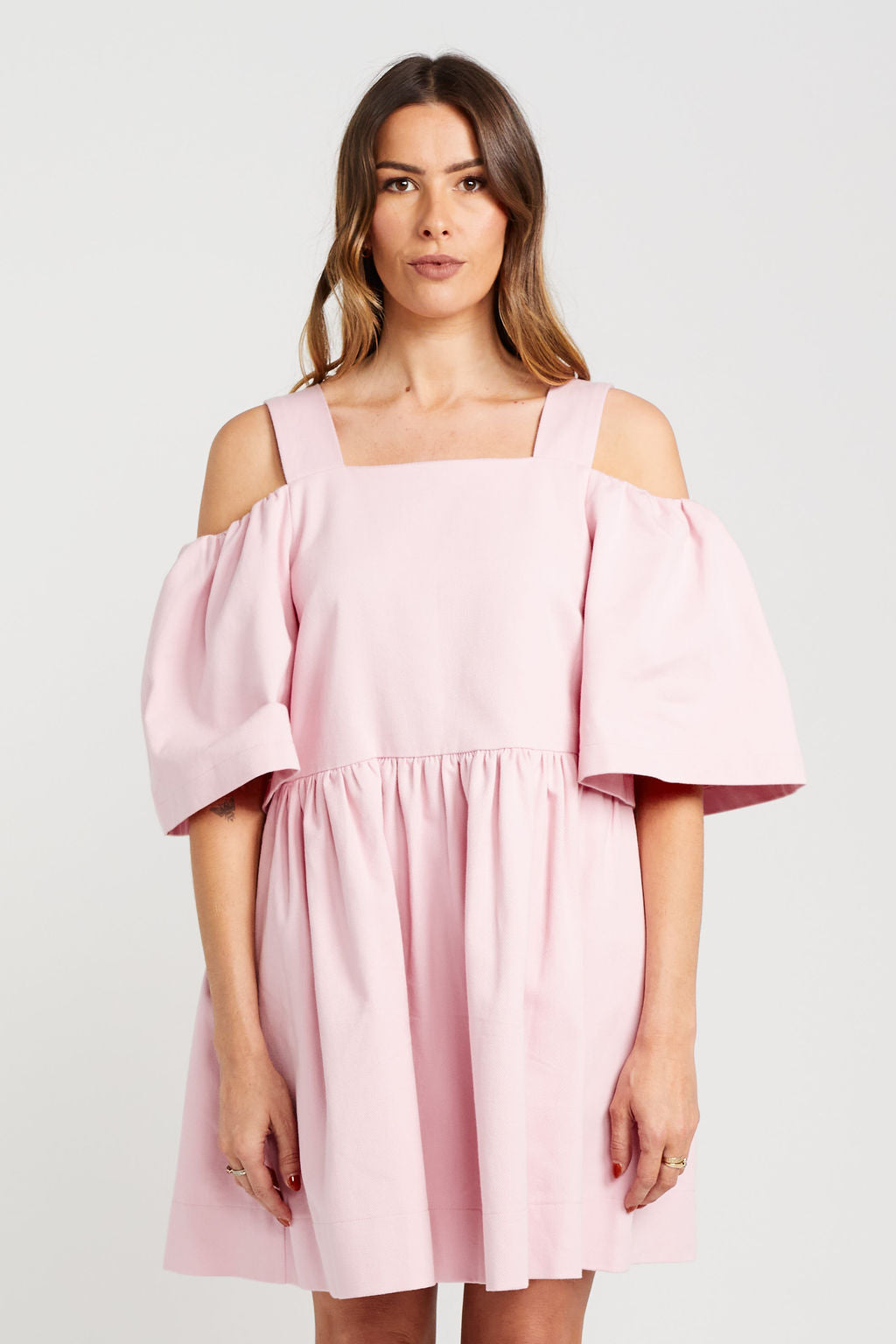 Cut Off Dress - Candy Floss