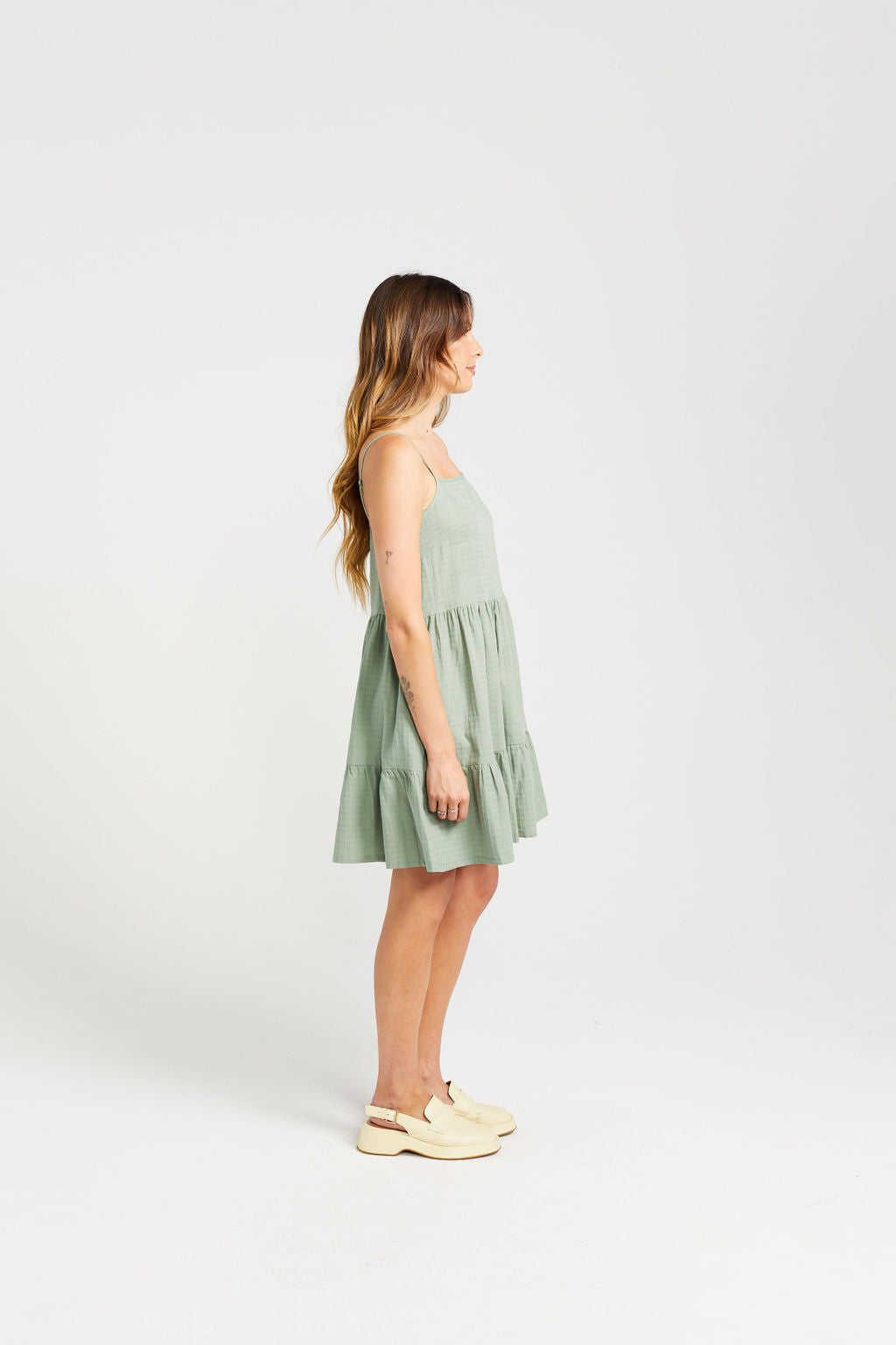 Zig Dress - Sage