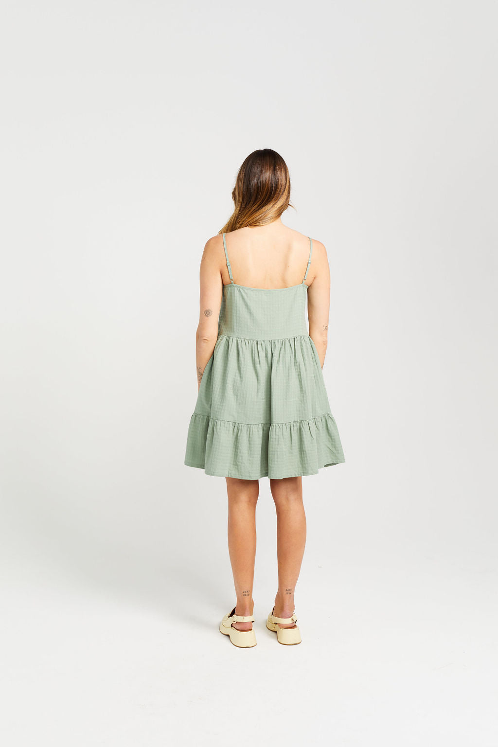 Zig Dress - Sage