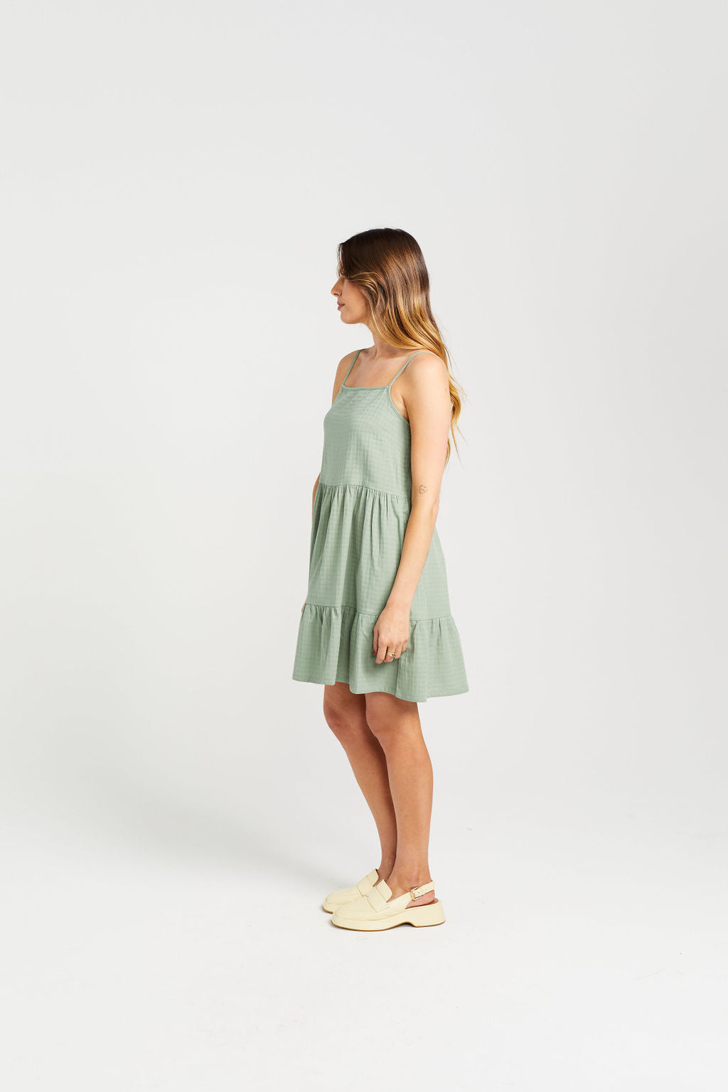 Zig Dress - Sage