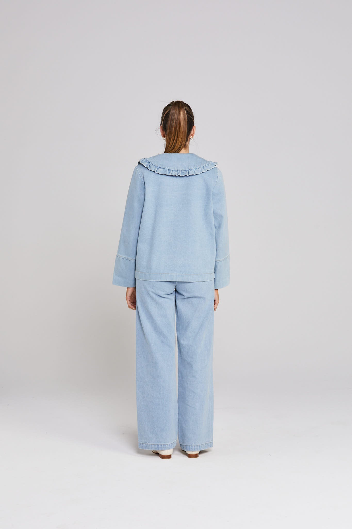 Embark Denim Shacket - Stone Wash Denim