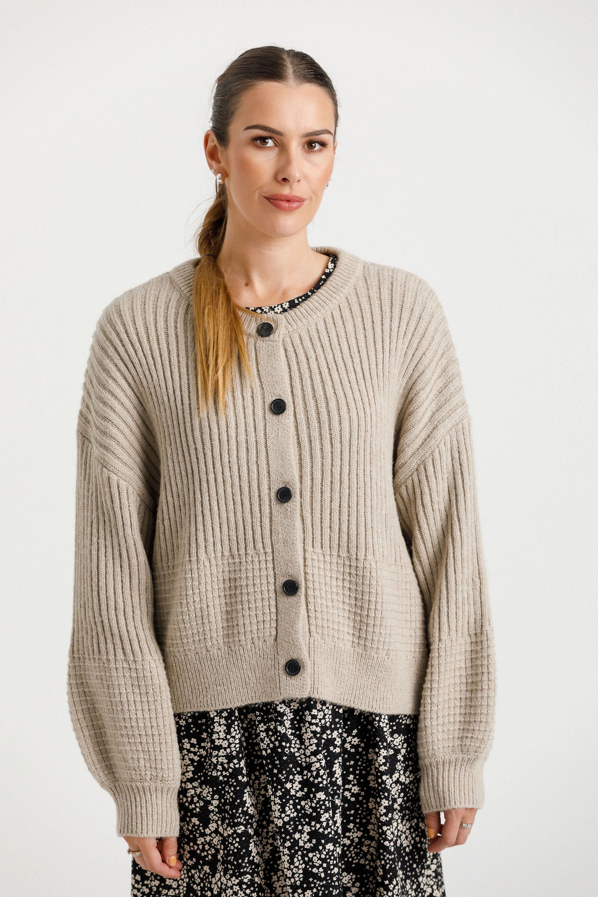 Coming Soon - Sizzle Cleo Cardigan - Oatmeal