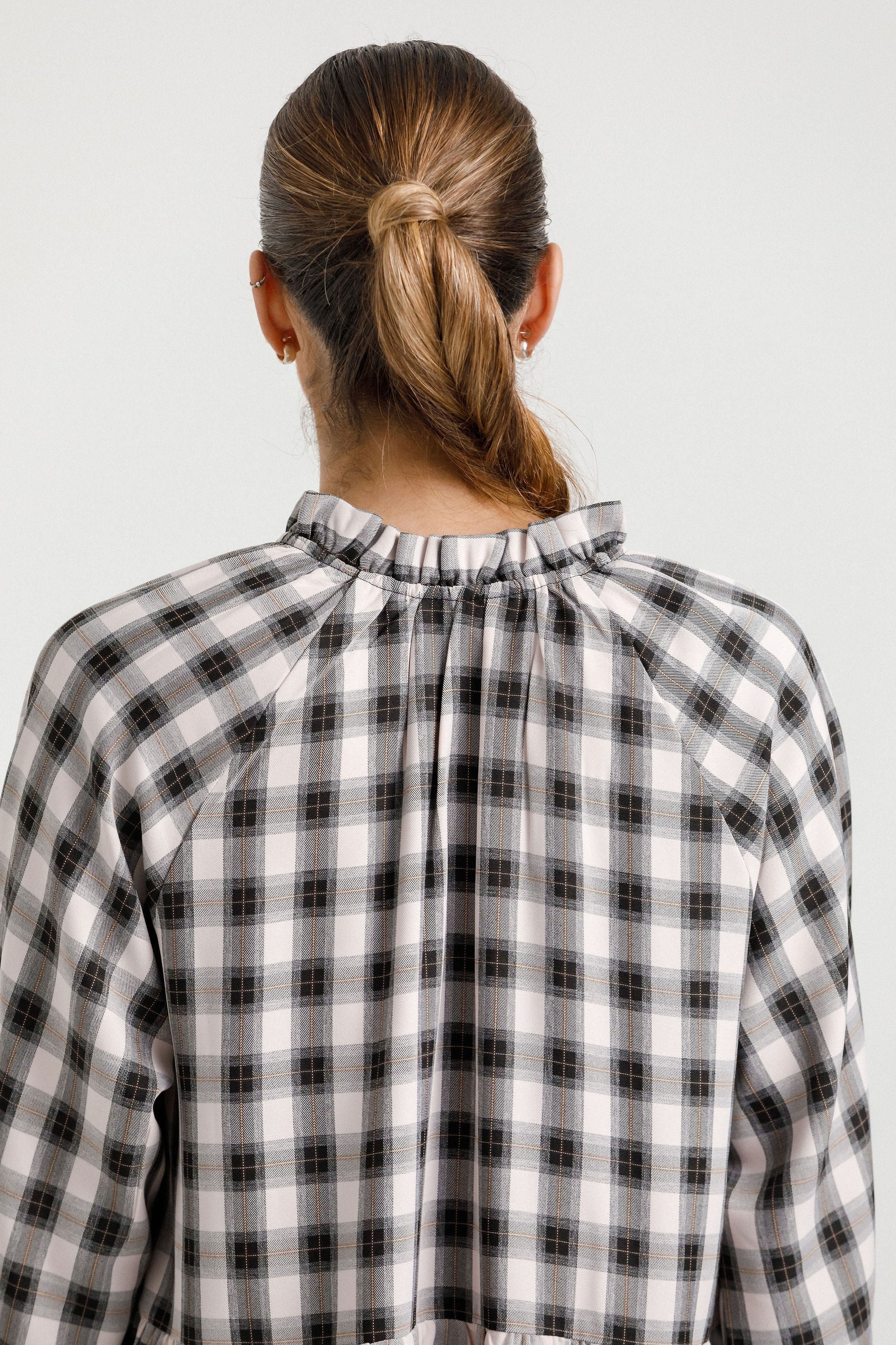 Paradise Dress - Soft Pink Check