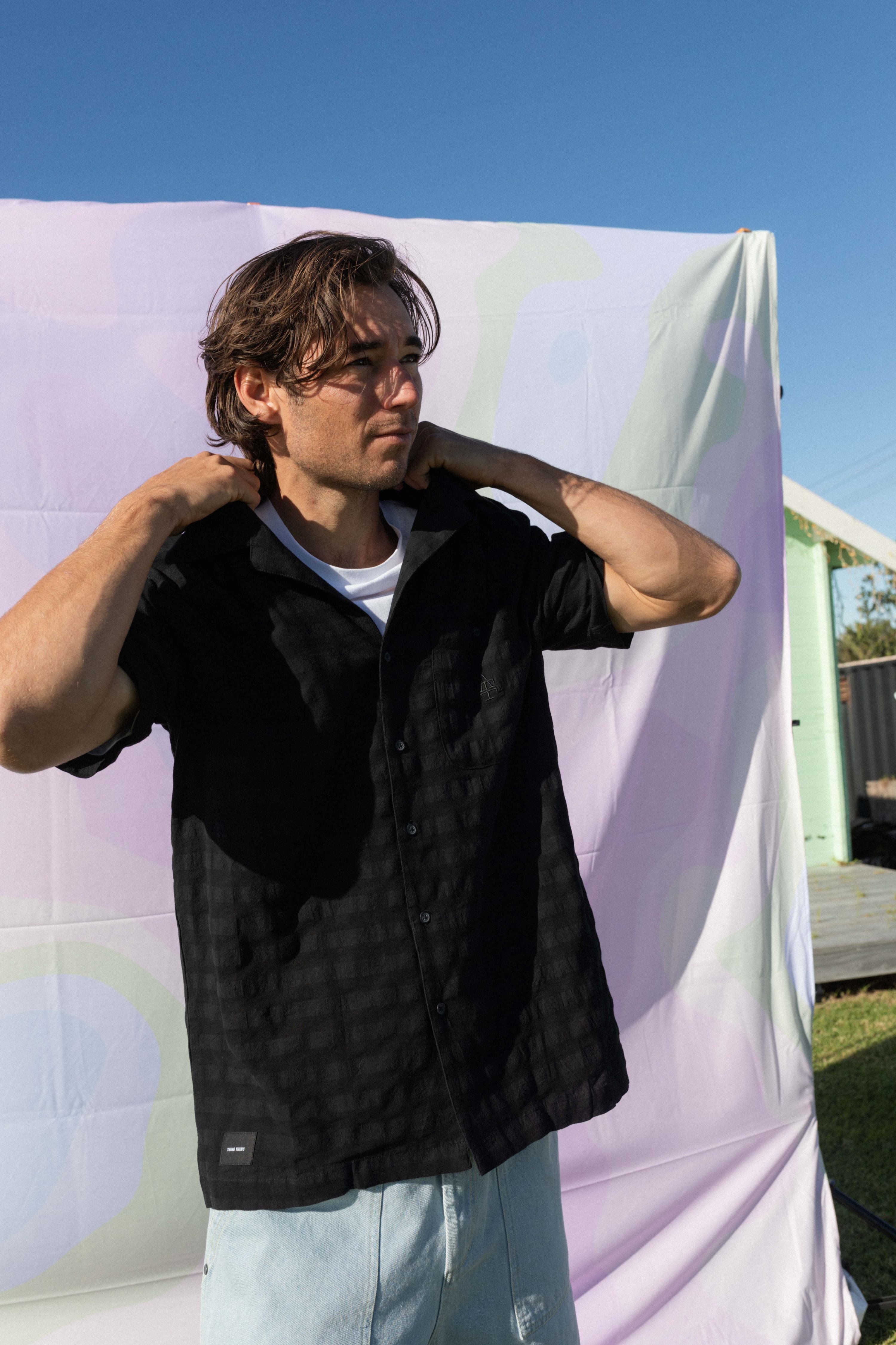 Trope Shirt - Black Check