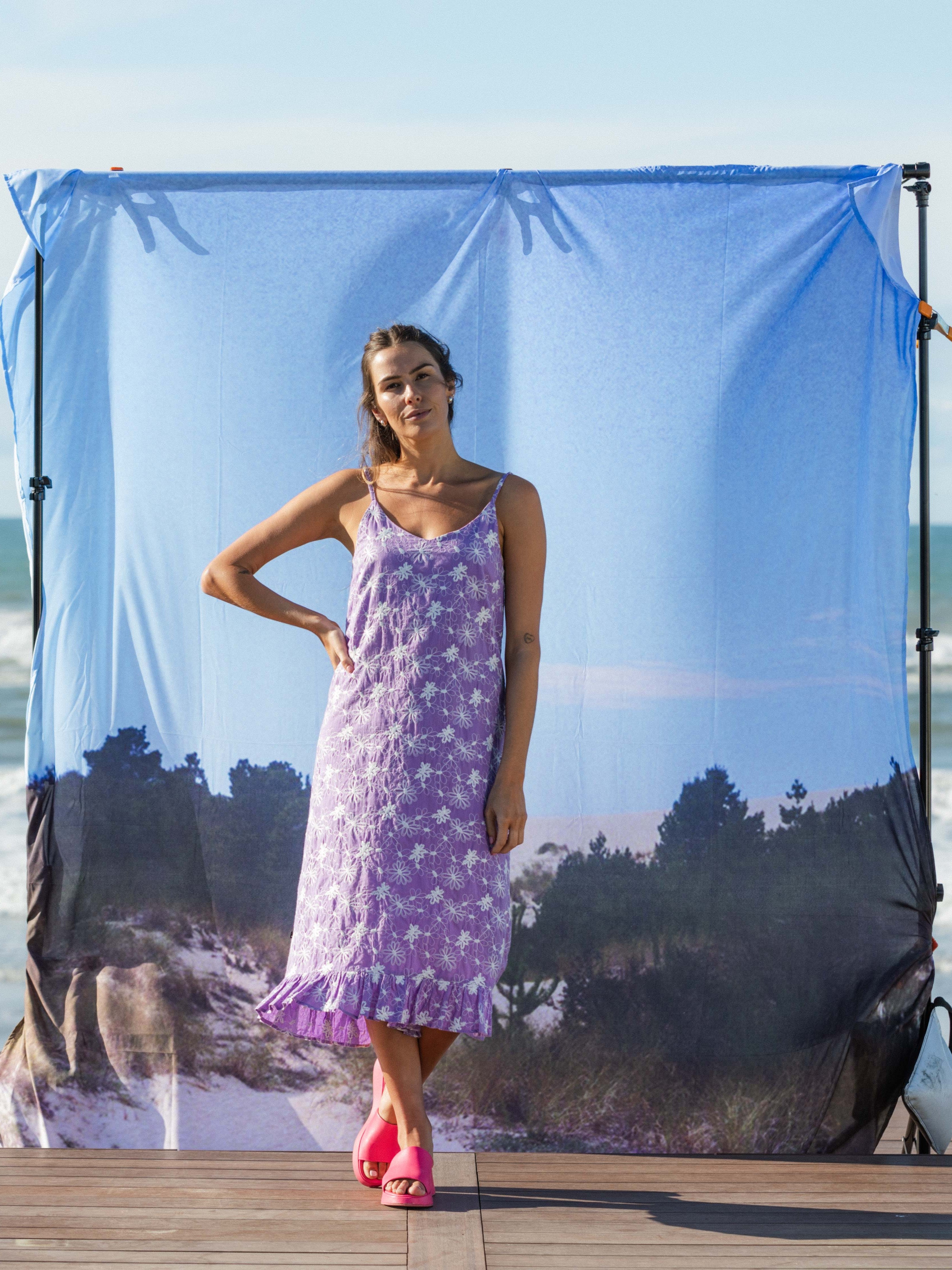 Isabella Dress - Wild Lilac