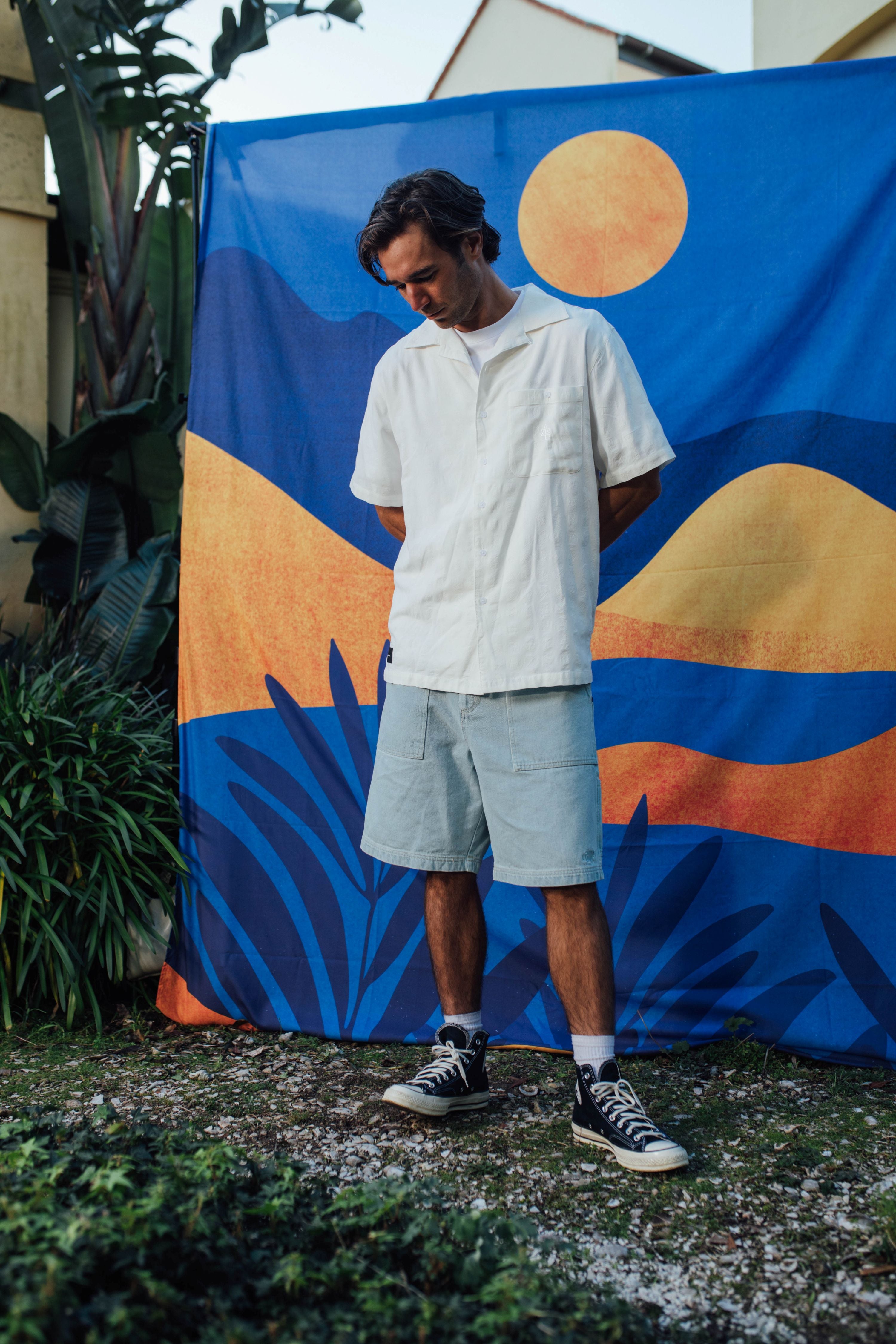 Trope Shirt - White Check