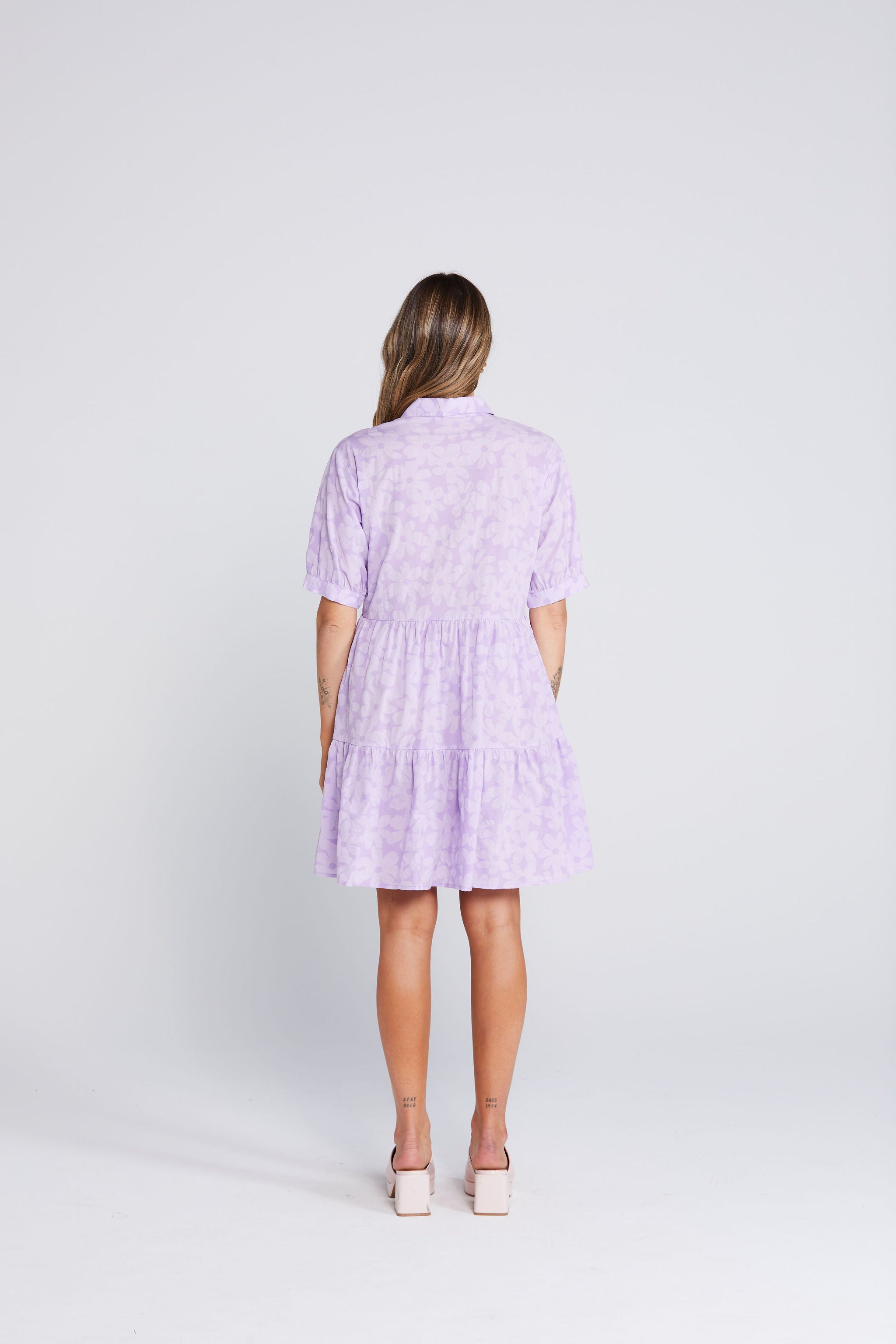 Nova Dress - Violet Daisy